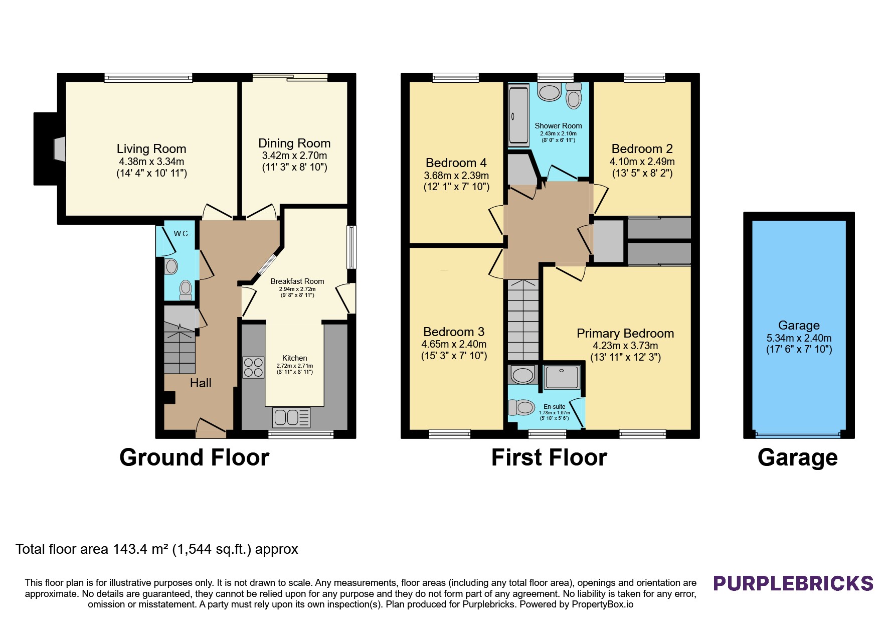10, Combermere Close, Tyldesley floorplan