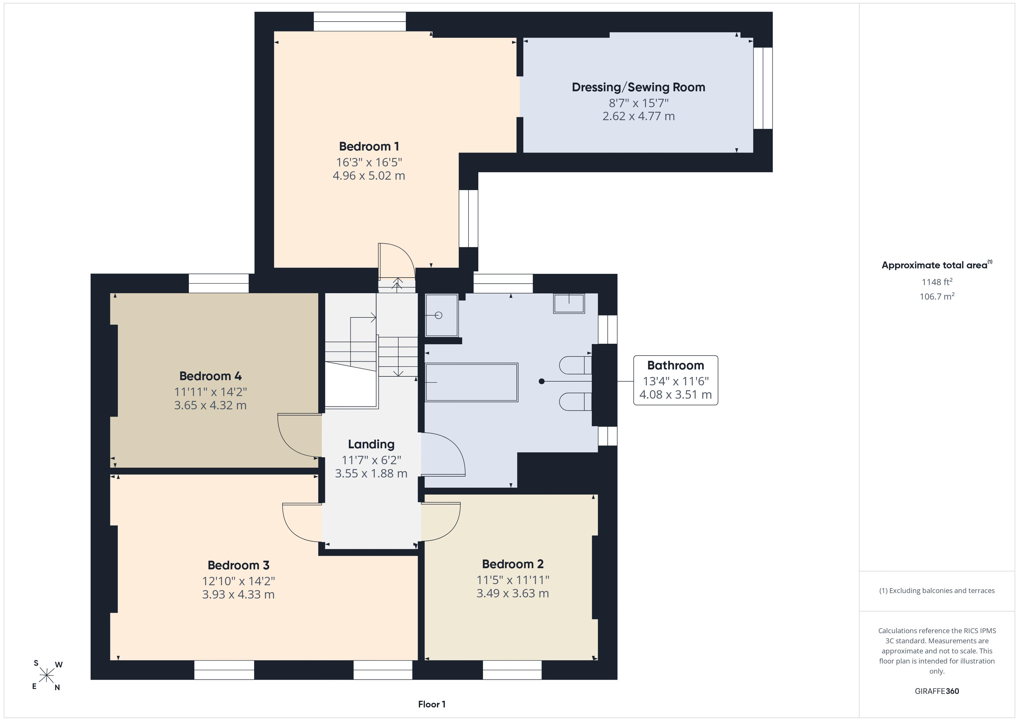 Mountain View, No 56, Station Road, Kidwelly floorplan
