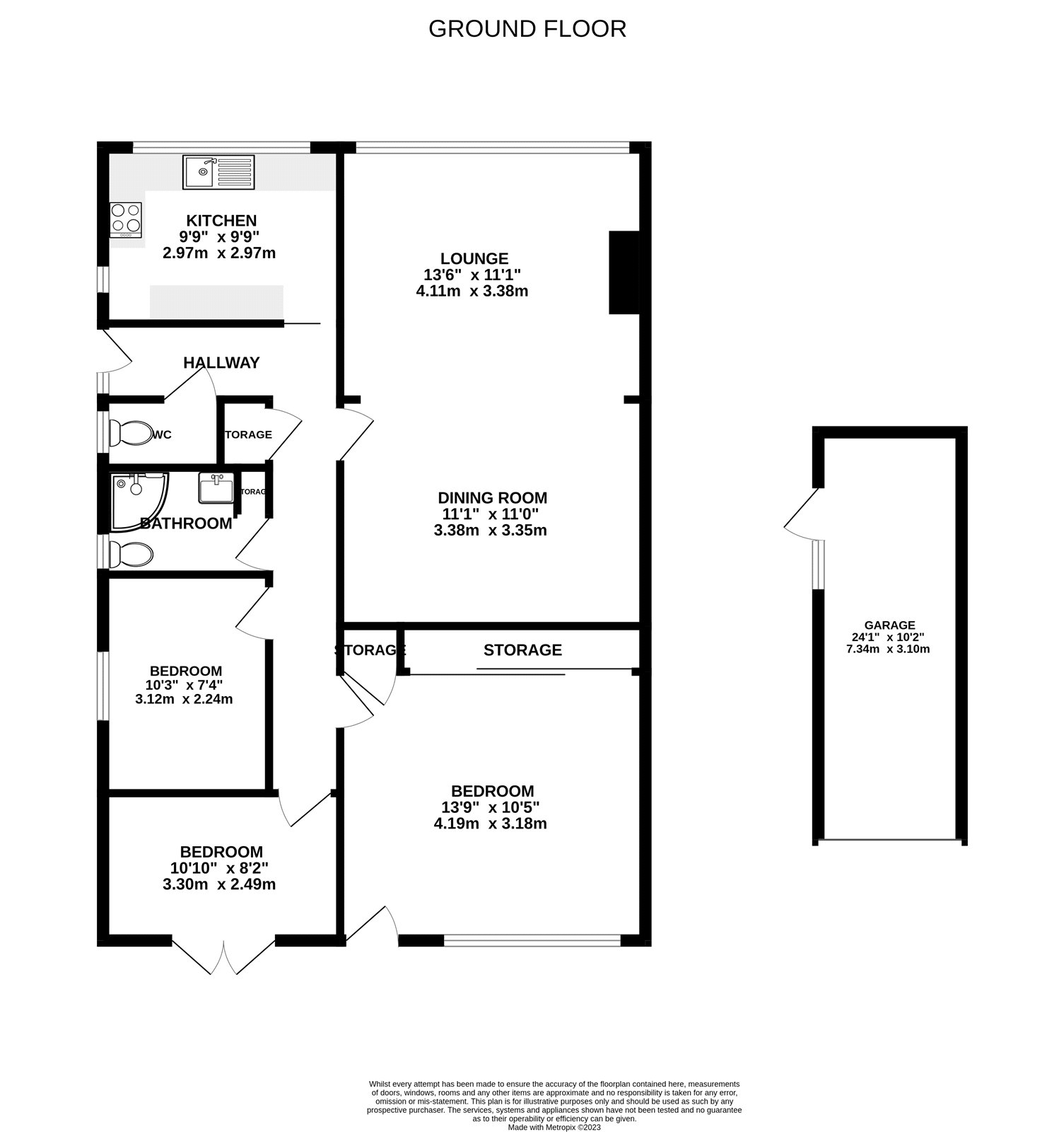 Giffard Drive, Farnborough, Hampshire GU14, 3 bedroom bungalow for sale