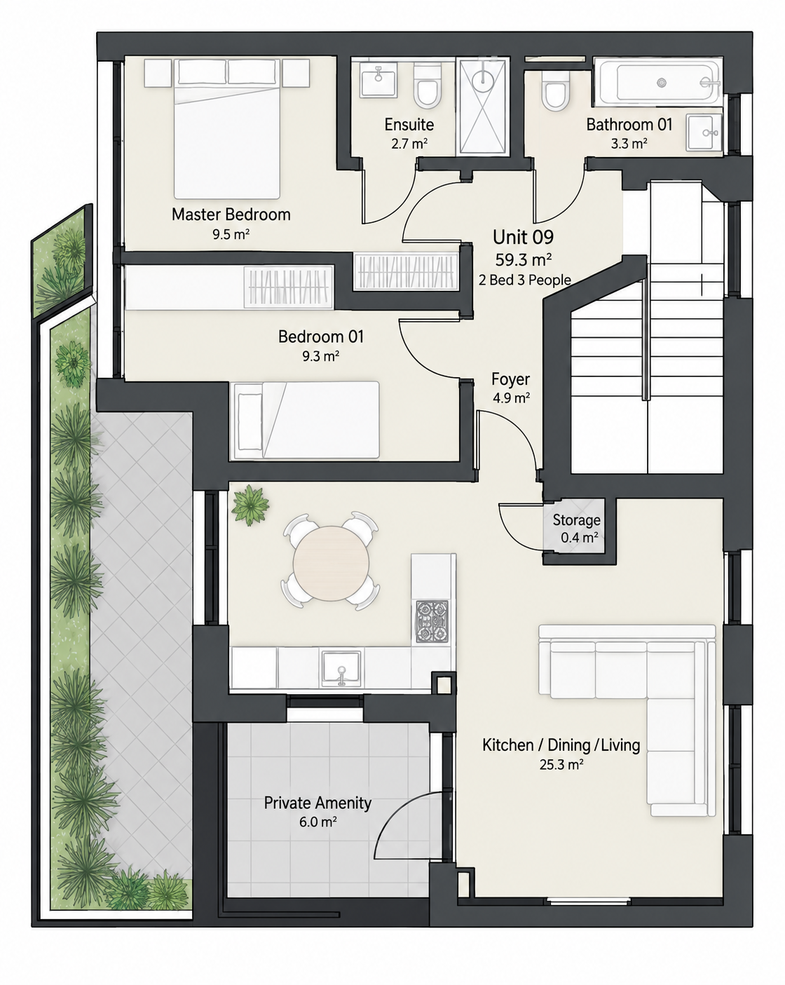 Flat 9 Gingerbread Court 2A, Michigan Avenue, London floorplan