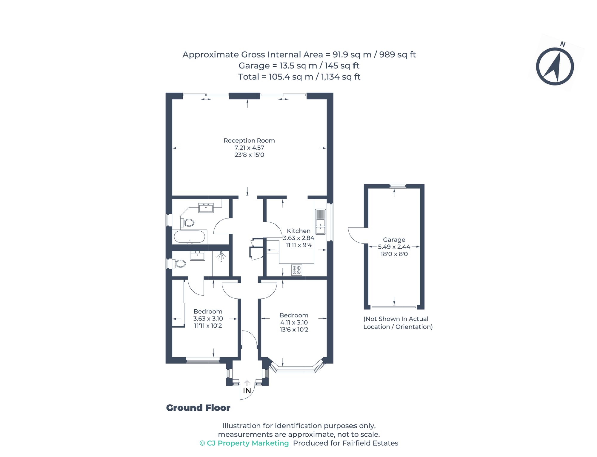 71 Greenfield Avenue, Watford floorplan