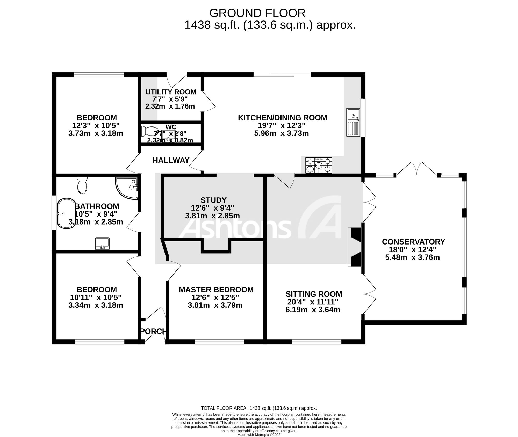 20 Smithy Brow, Warrington floorplan