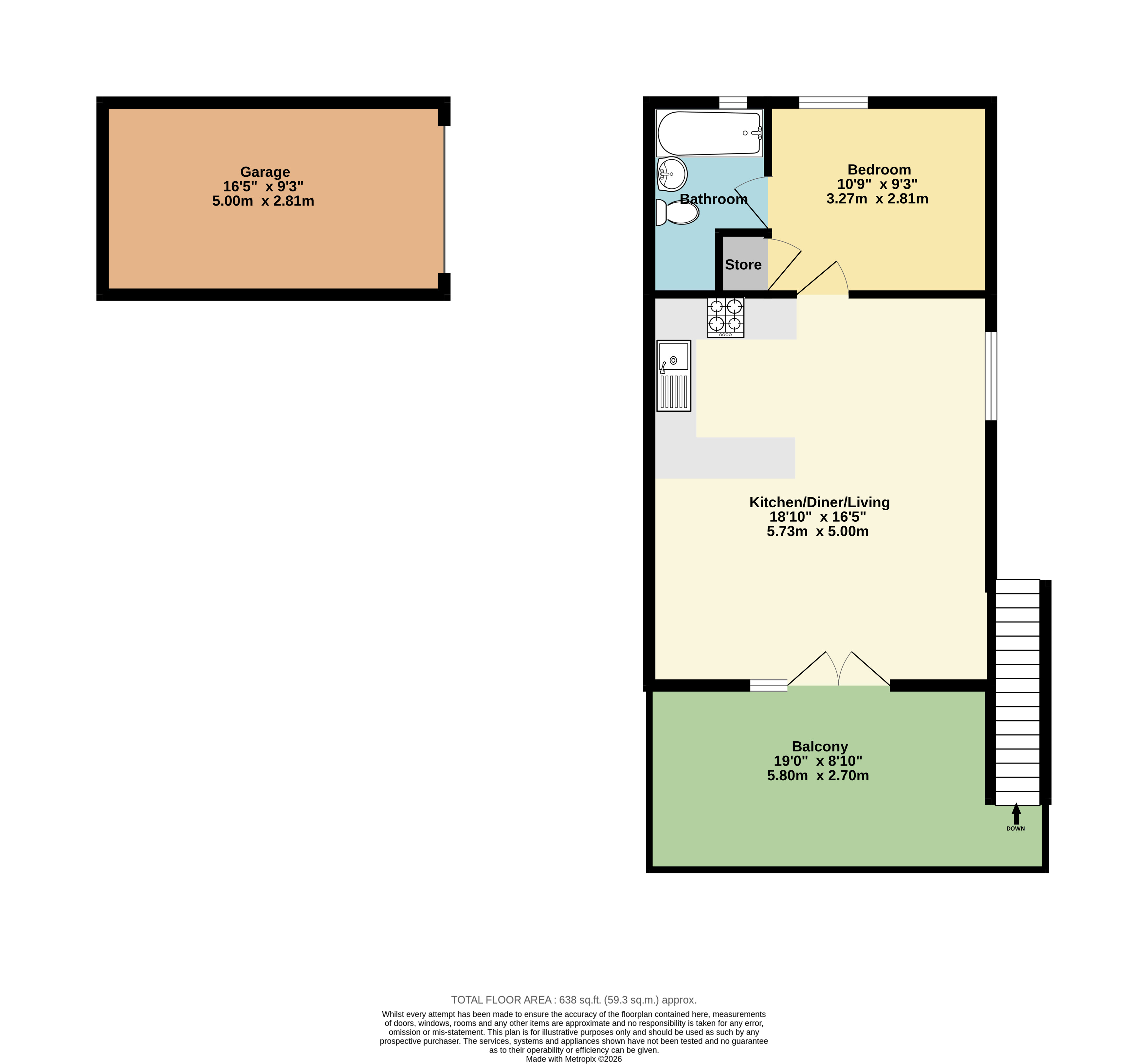 The Mews, 2, St Stephens Manor, Broadstairs floorplan