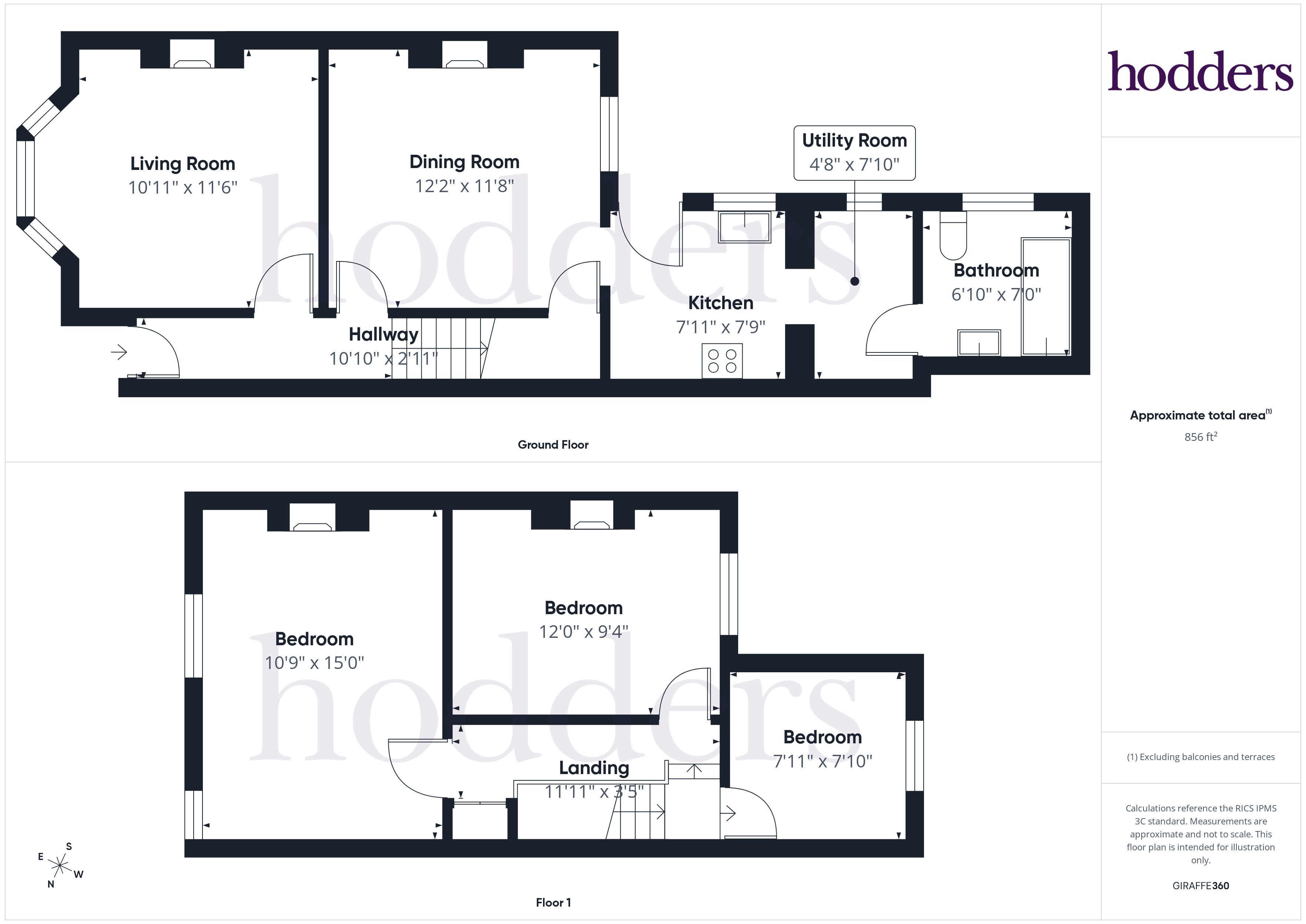 54, Fordwater Road, Chertsey floorplan