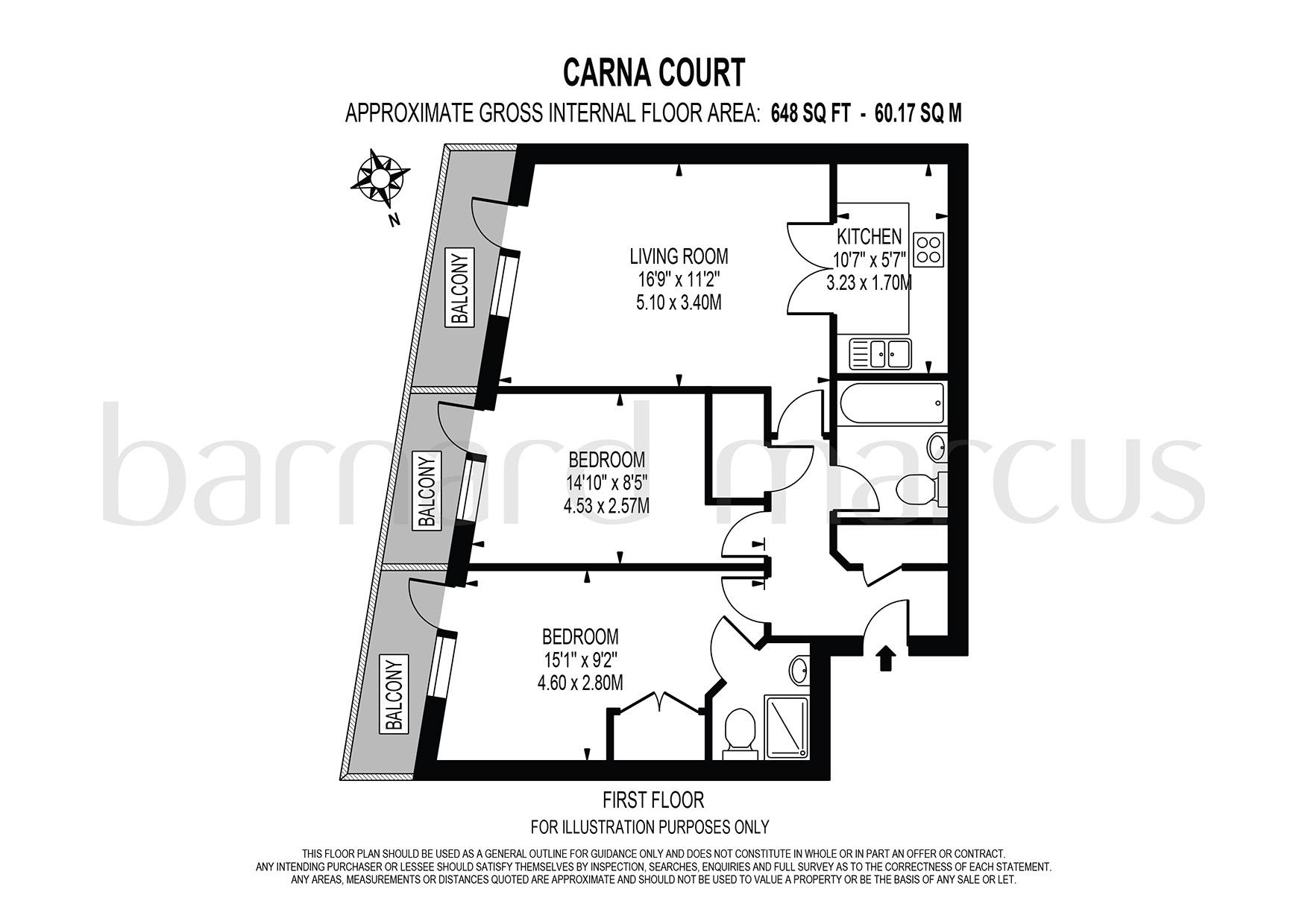 2 Bedrooms Flat to rent in Kew Road, Kew, Richmond TW9