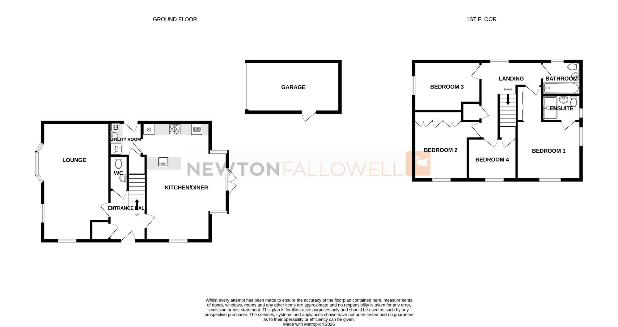 3 Knaresborough Drive, Grantham floorplan