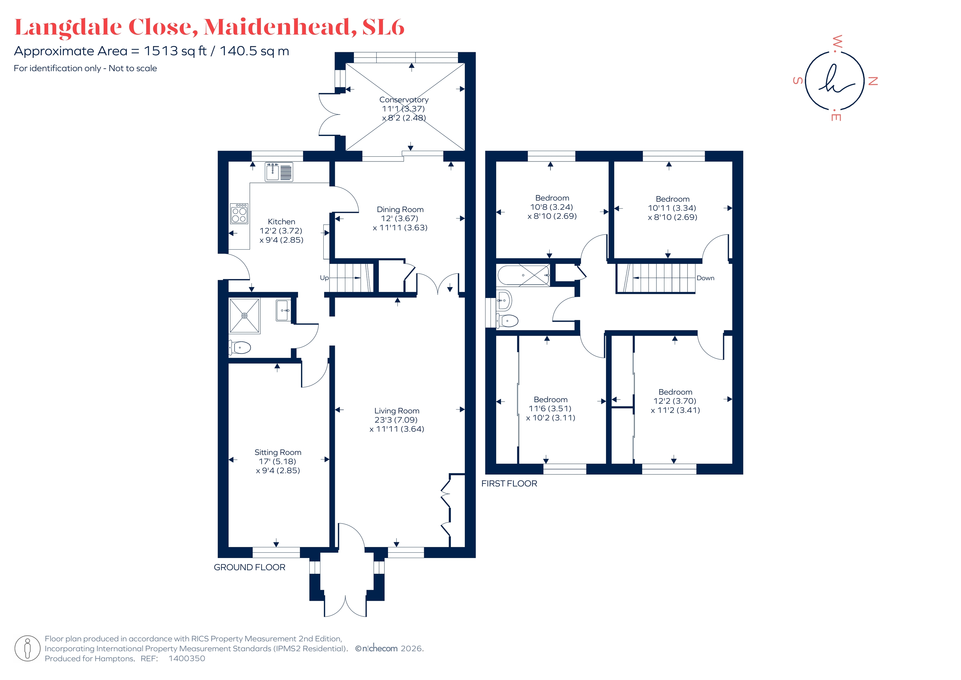 Langdale Close, Maidenhead, SL6 floorplan