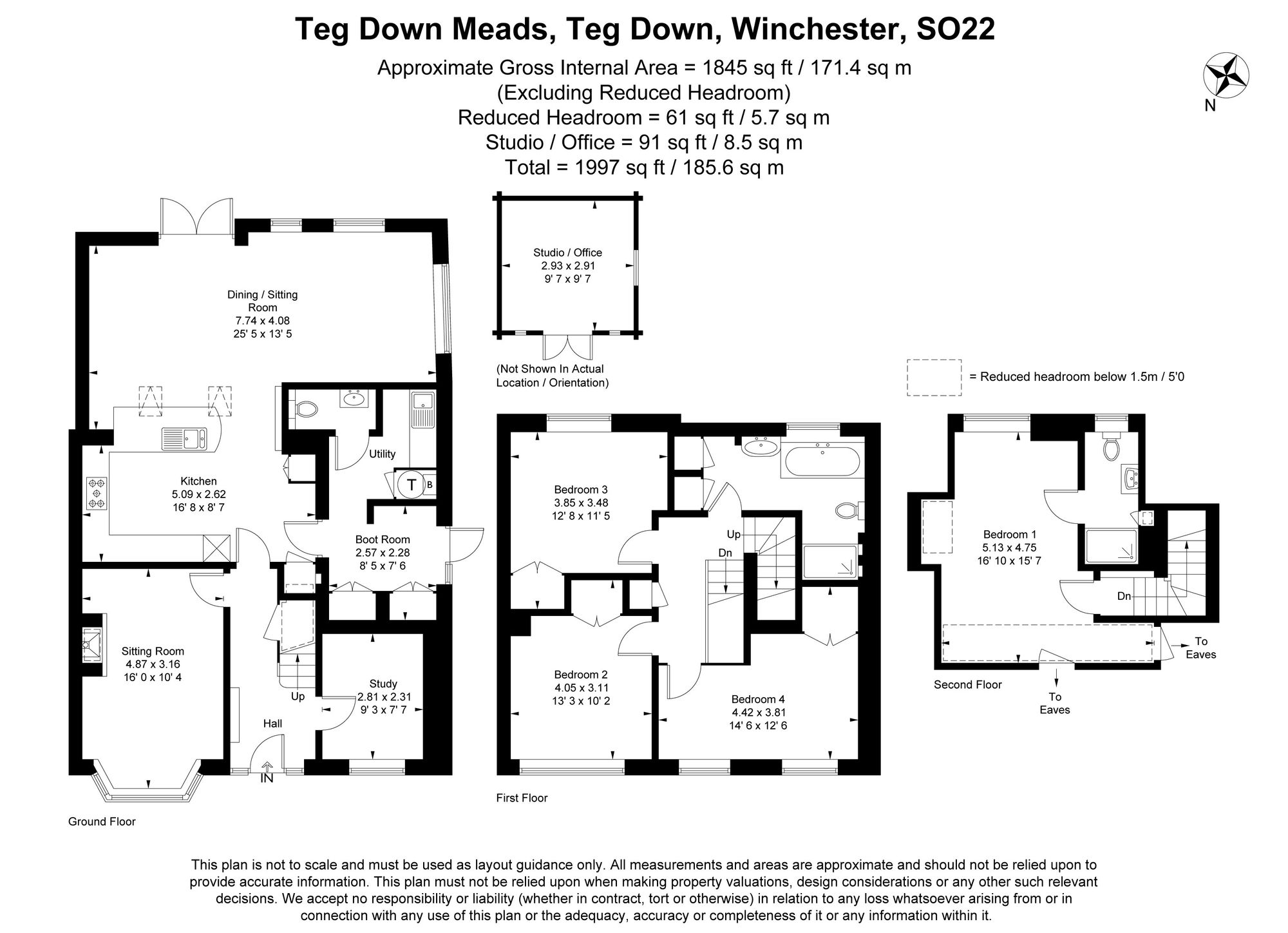 97 Teg Down Meads, Winchester floorplan
