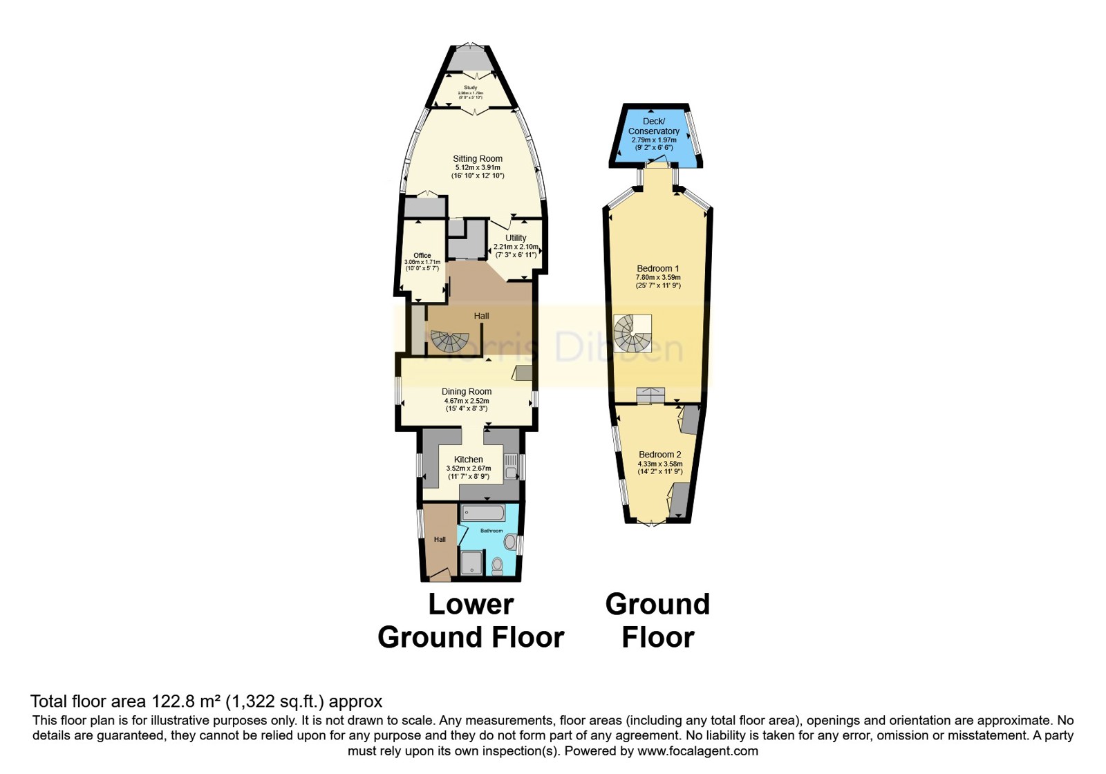 Shearwater Houseboat,, Pettinger Gardens, Hampshire floorplan