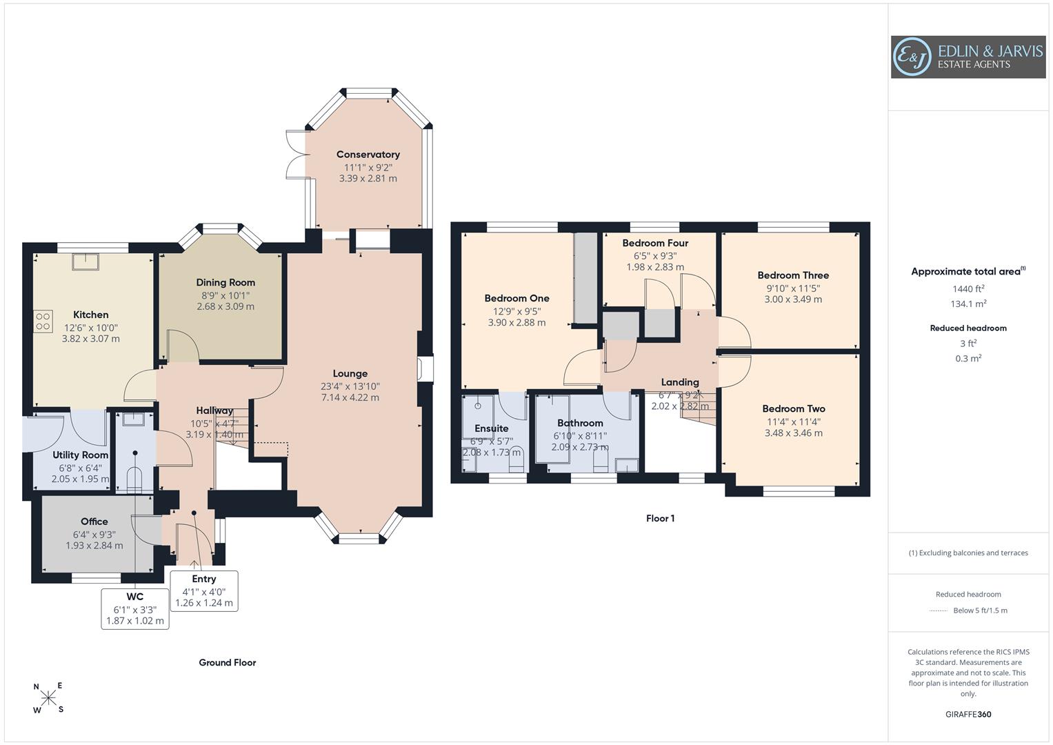 6, Winterdale Close, Newark floorplan