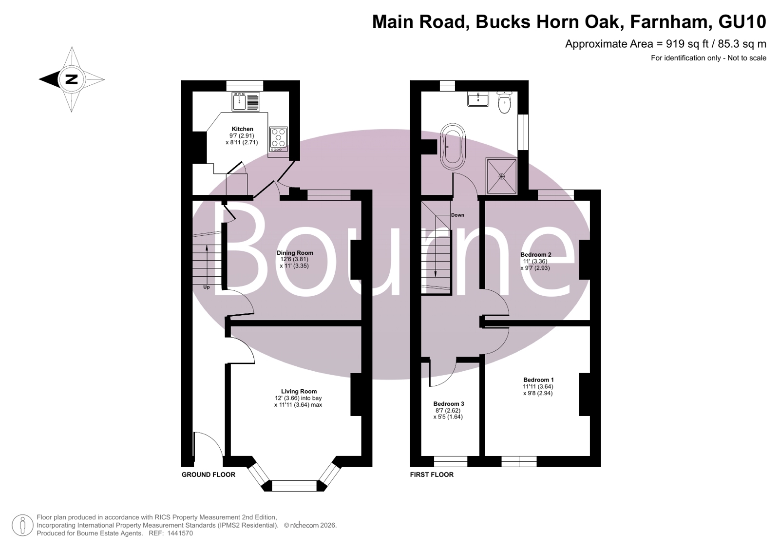 Loxwood,, Main Road, Farnham floorplan