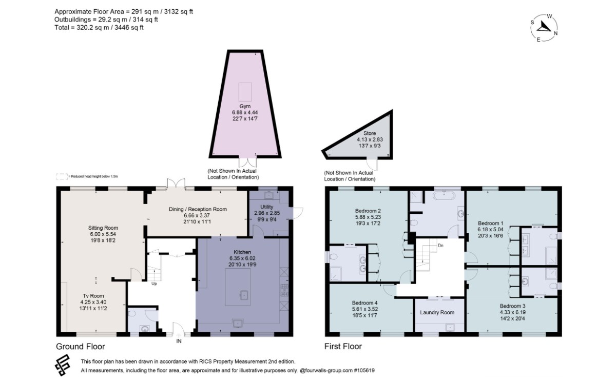 25, Bramble Rise, Surrey floorplan