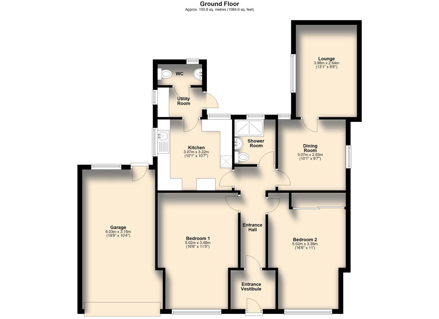 23, Coleridge Avenue, Plymouth floorplan
