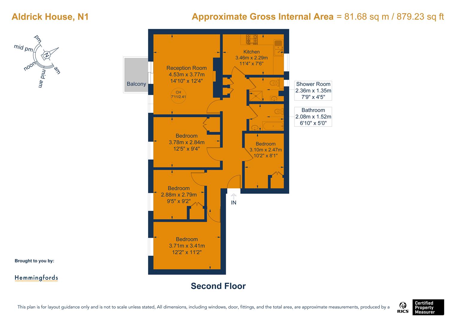 Carnegie Street, London floorplan