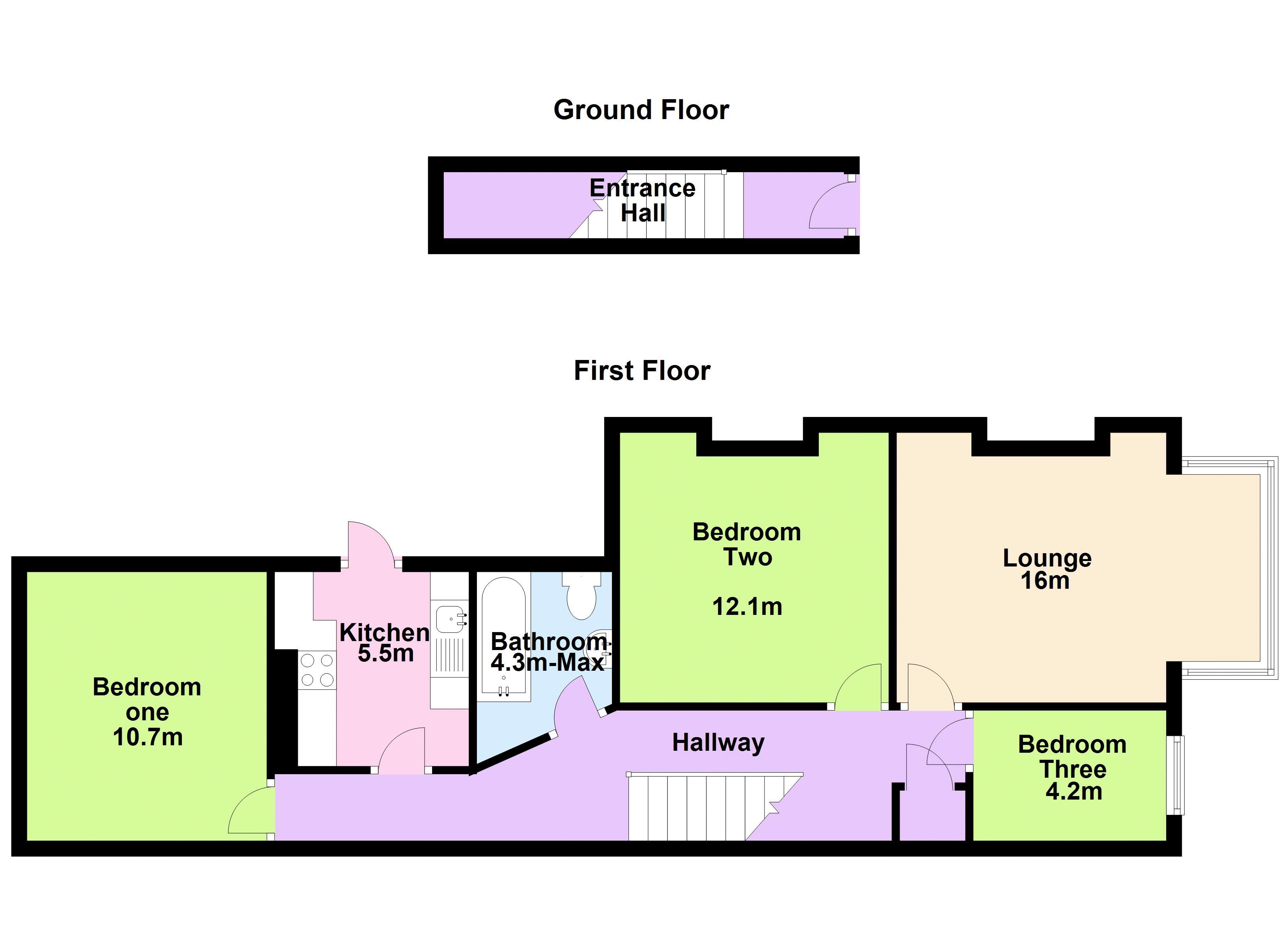 1a, Anerley Road, Westcliff-On-Sea floorplan