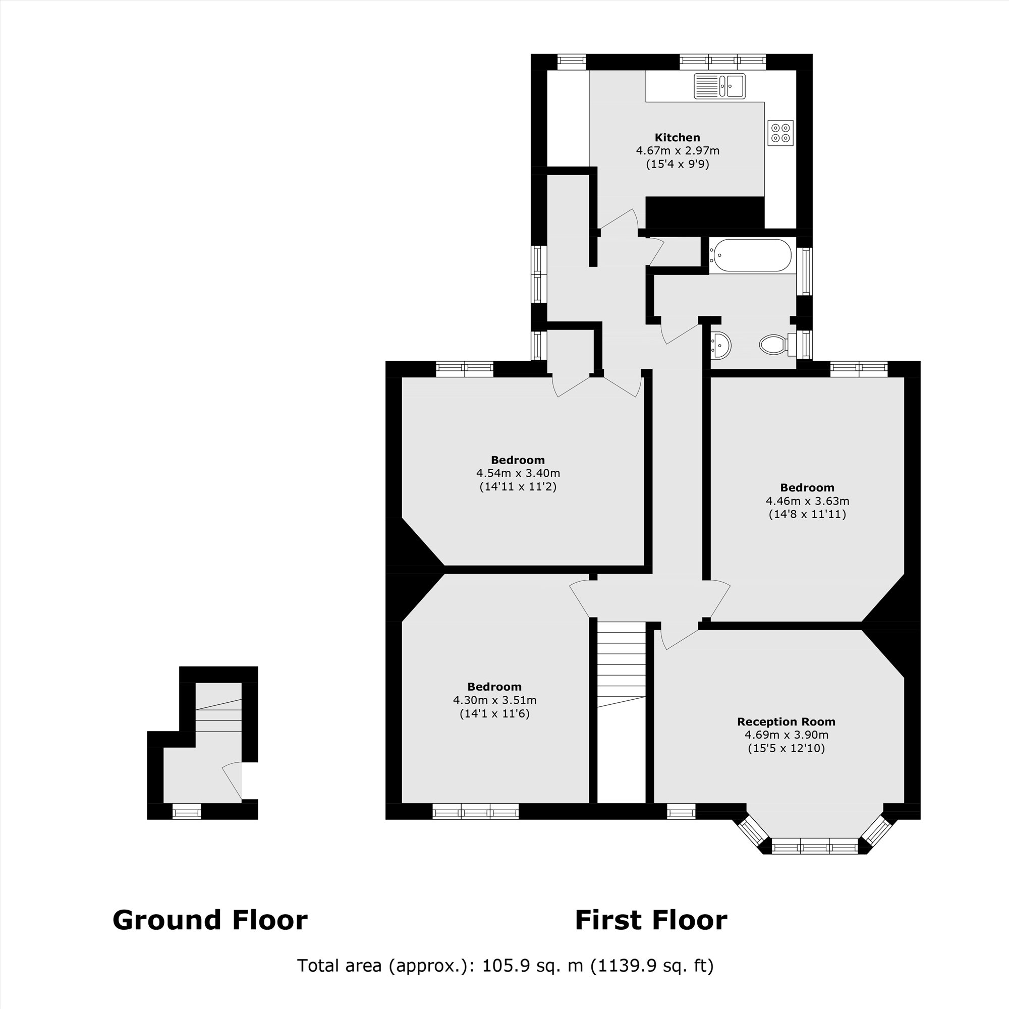 149A, Kings Avenue, London floorplan