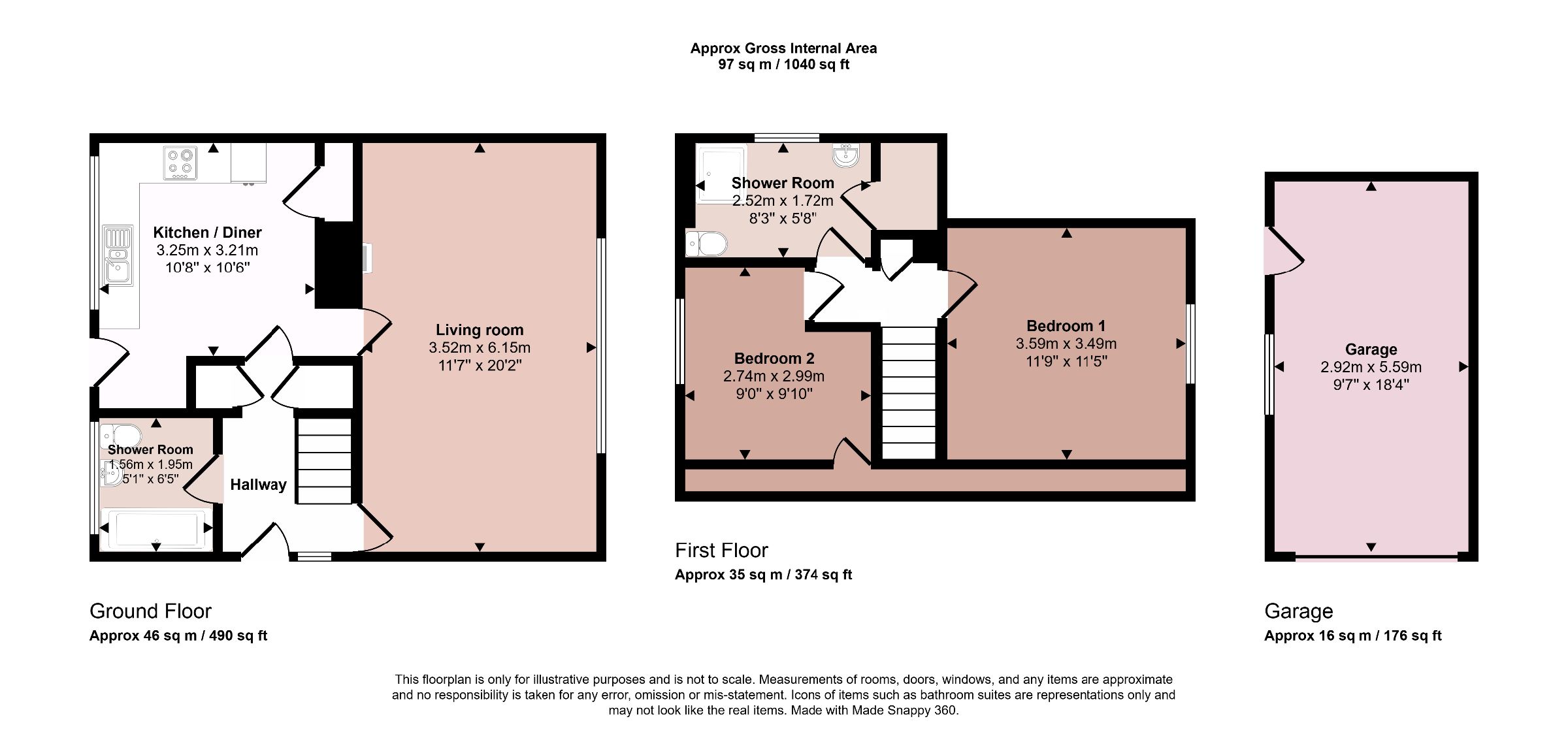 46 Chain Lane, Knaresborough floorplan