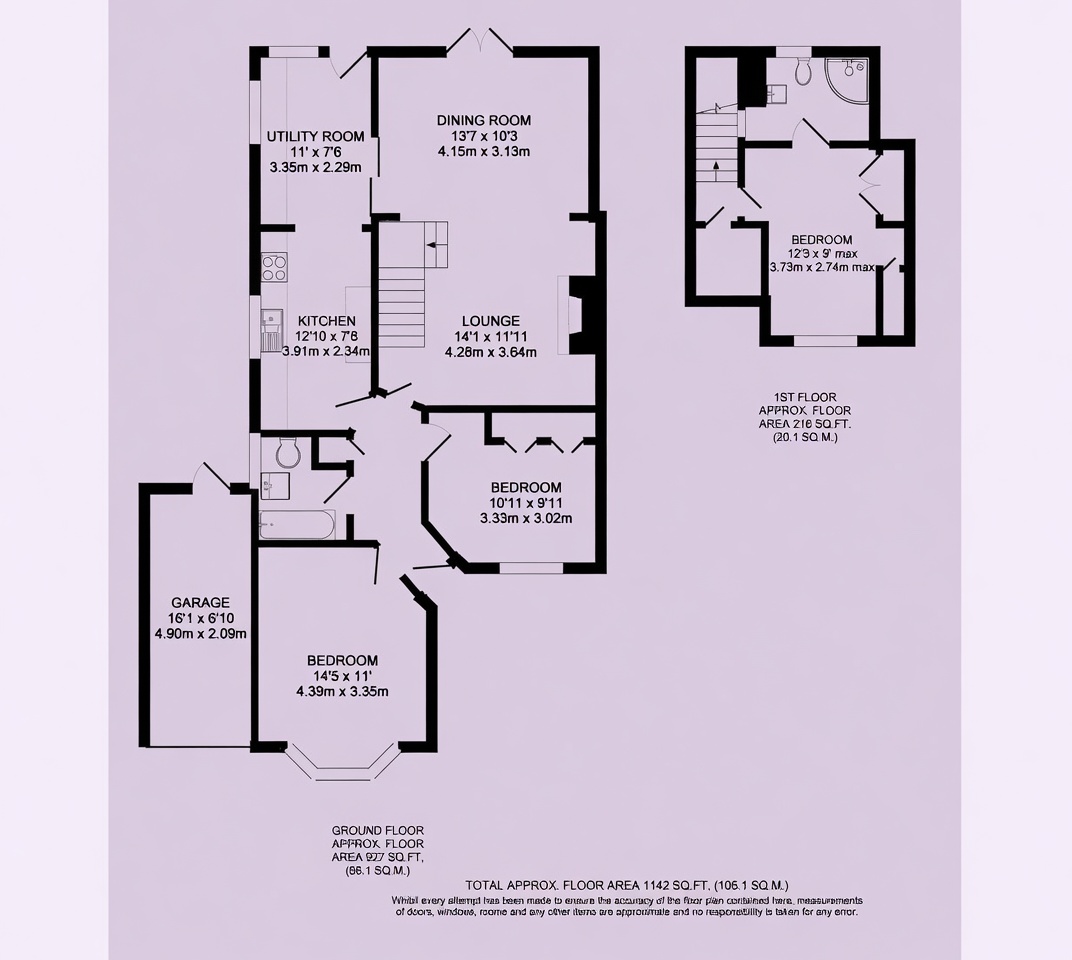 16, Ripley Avenue, Egham floorplan