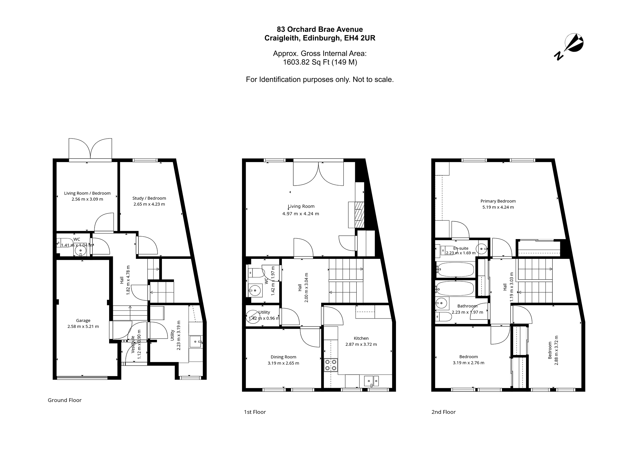 83, Orchard Brae Avenue, Edinburgh floorplan