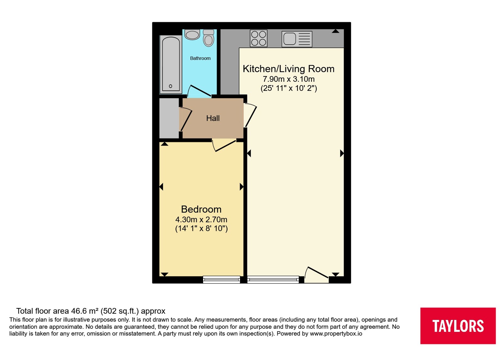 Flat 11, Caspian View,, Buckingham Road, Milton Keynes floorplan