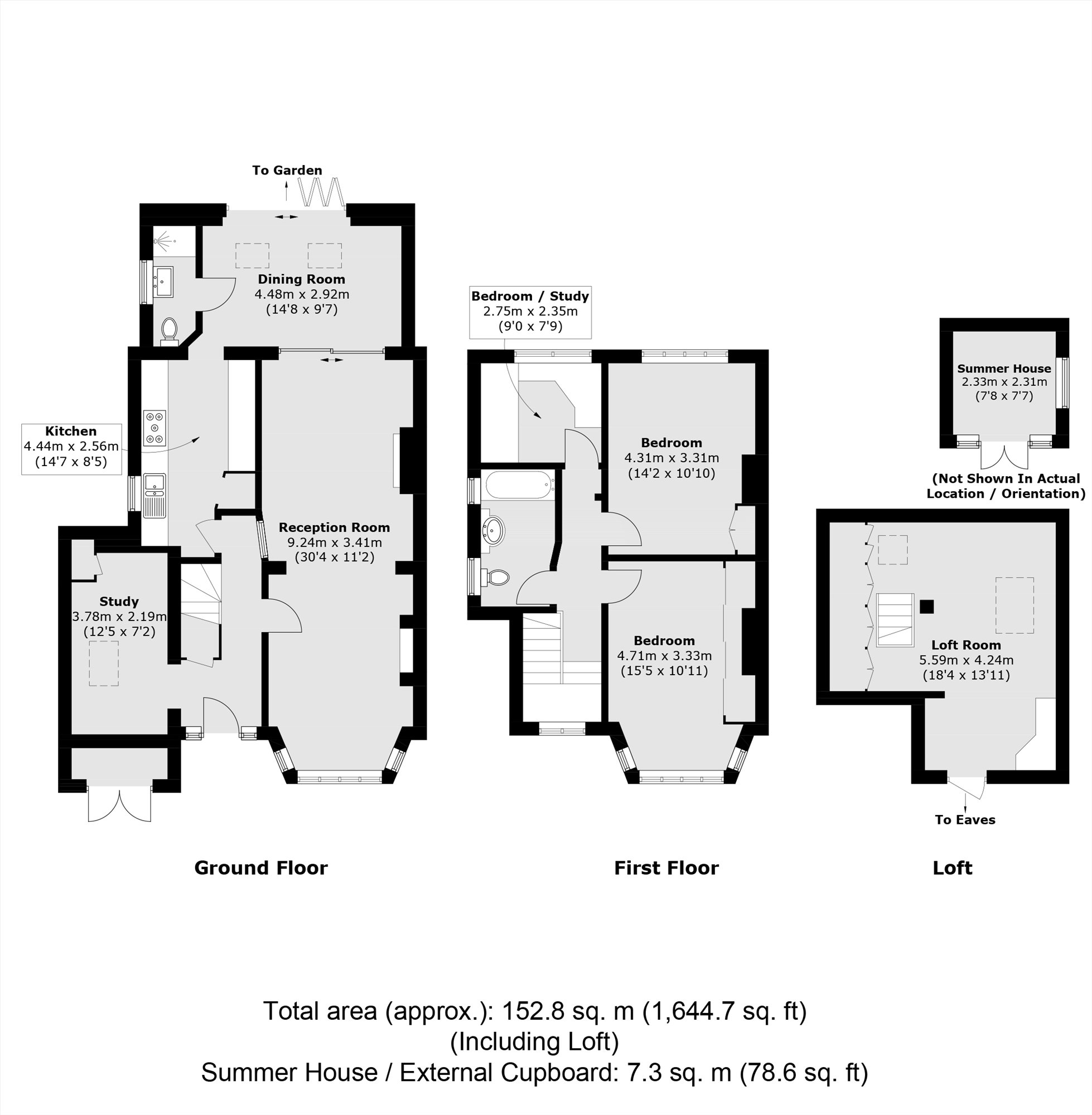 30, Grange Avenue, Twickenham floorplan