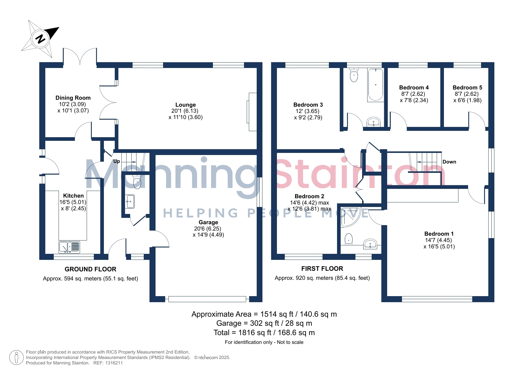 18, Regency Park Road, West Yorkshire floorplan