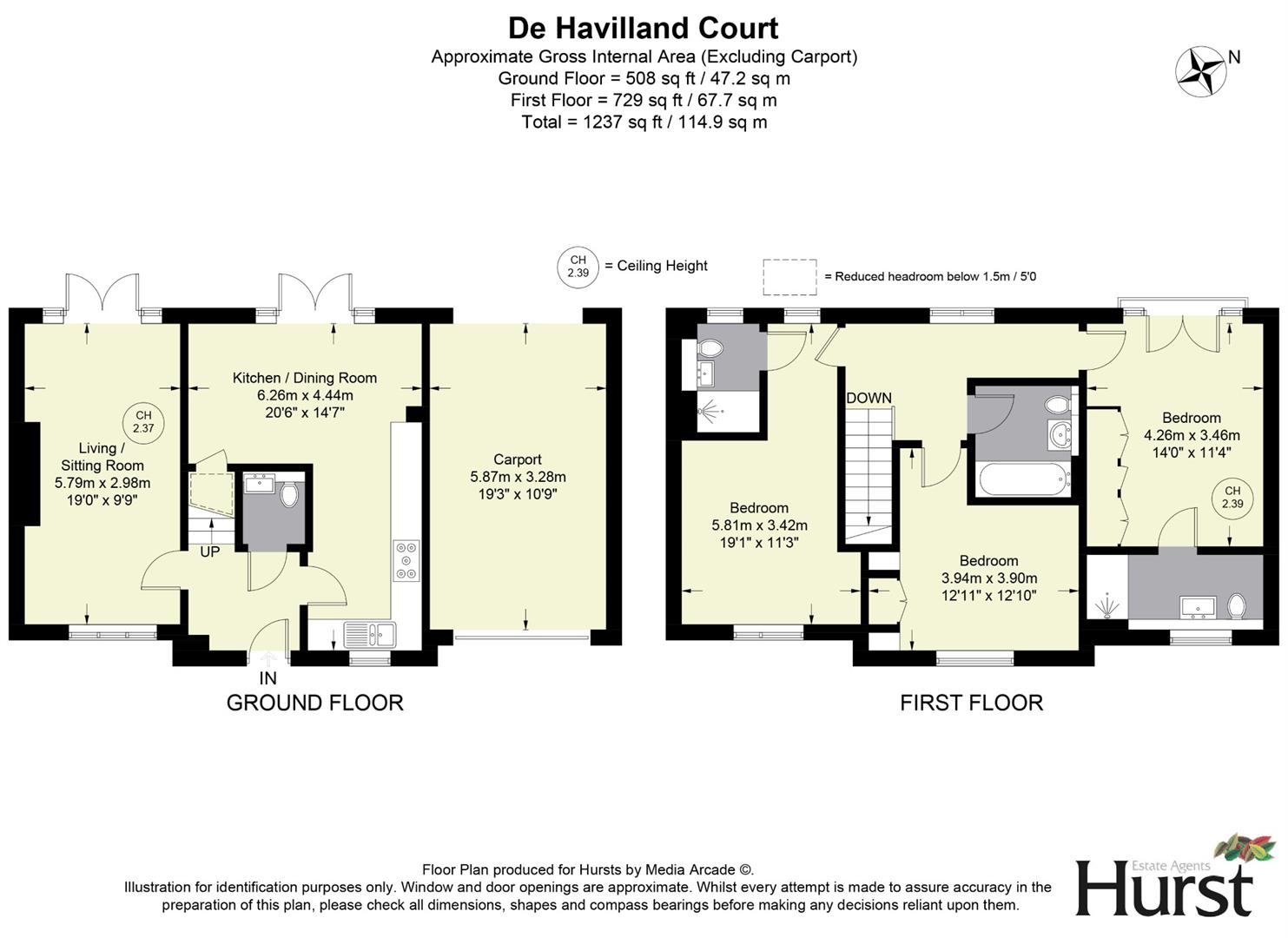 14, De Havilland Court, High Wycombe floorplan