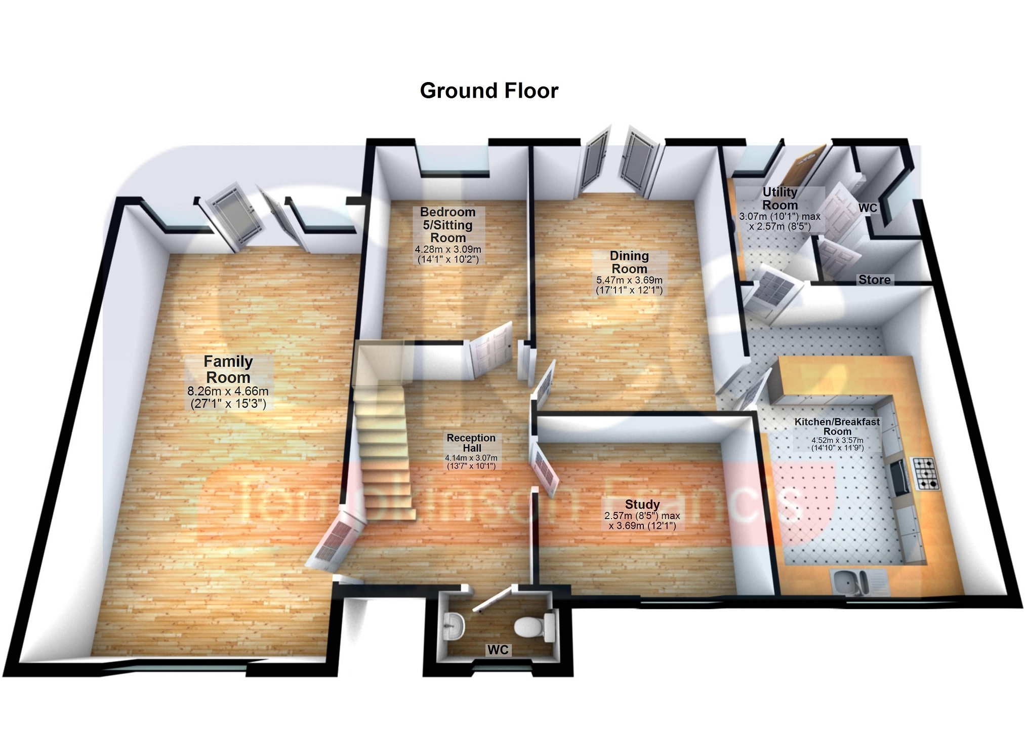 The Lodge, Westfield Road, Swansea floorplan