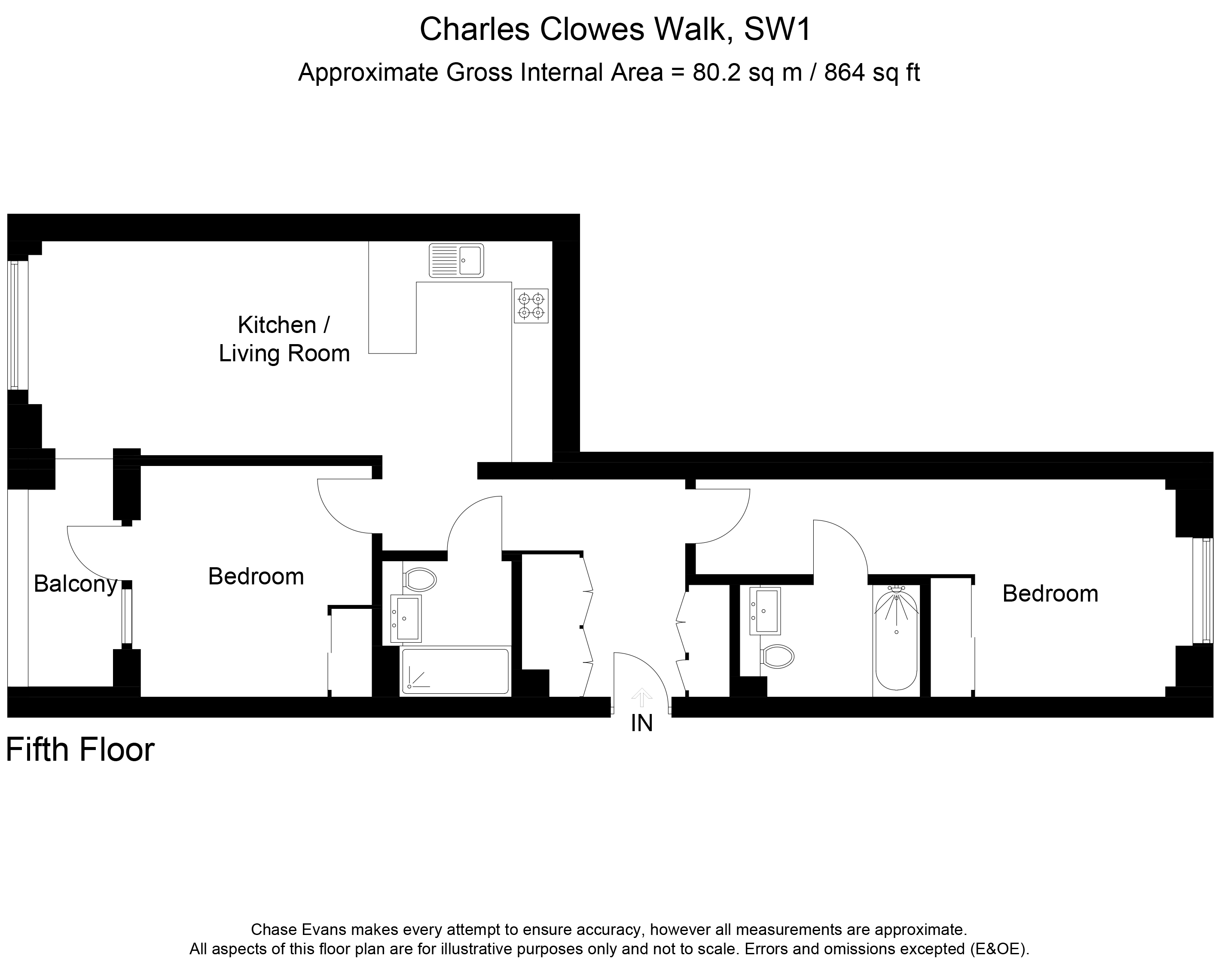 2 Bedrooms Flat to rent in Thornes House, The Residence, Nine Elms SW11