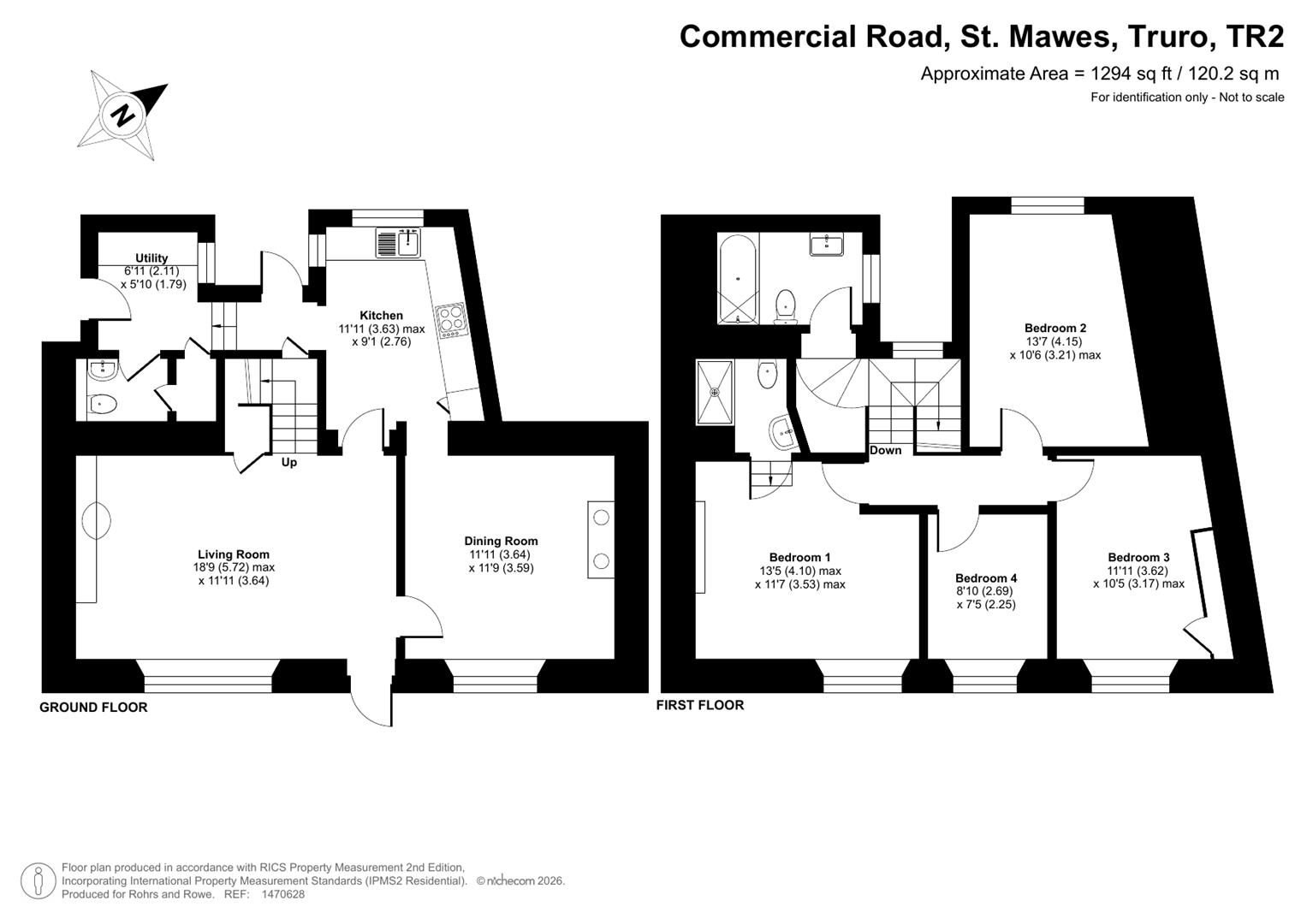 Russell House, 7 Commercial Road, Truro floorplan