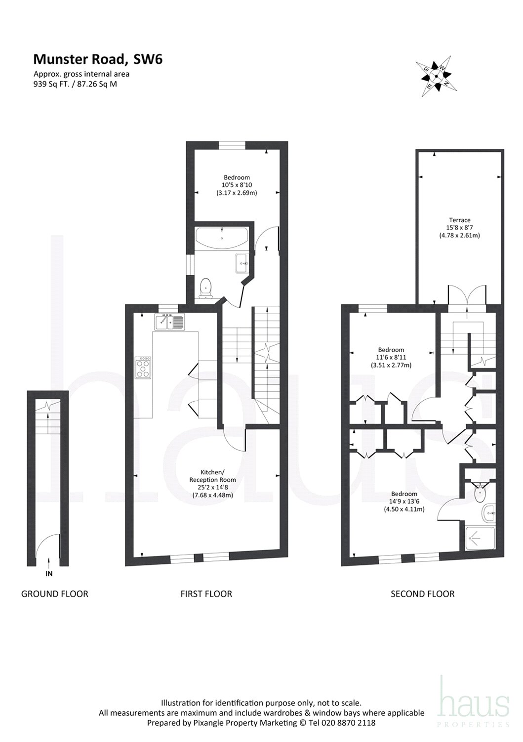 3 Bedrooms Flat to rent in Munster Road, Fulham, London SW6