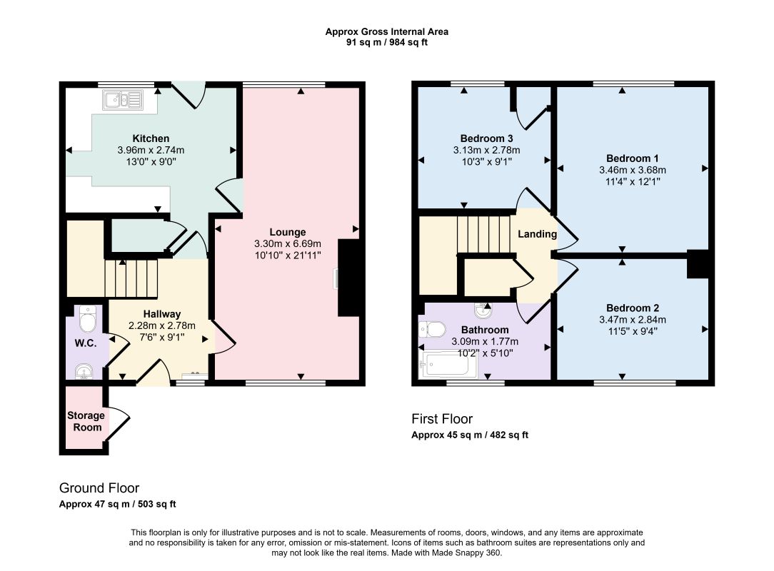 4, Heol y Nant, Port Talbot floorplan