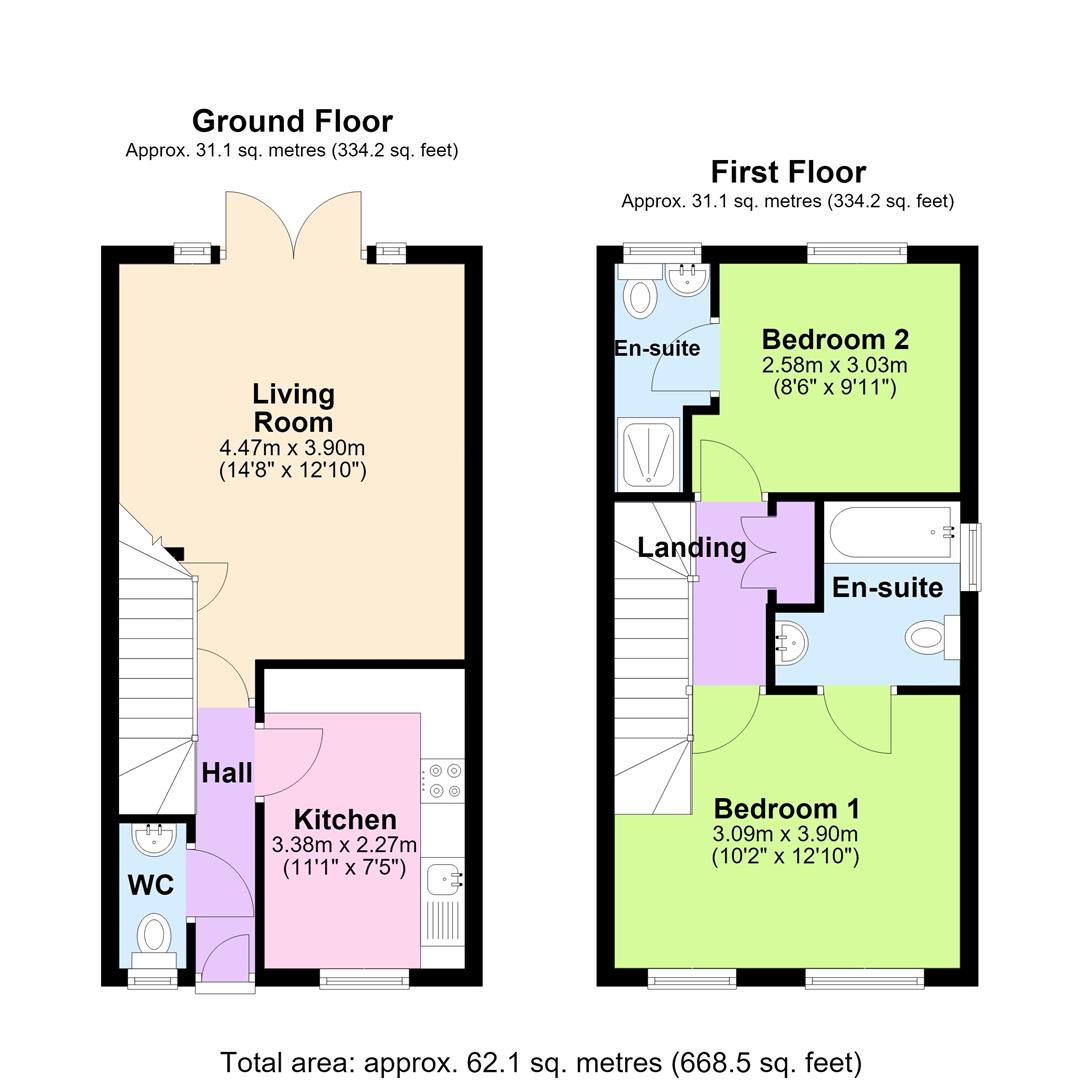 5, Tydemans Close, Aylesbury floorplan