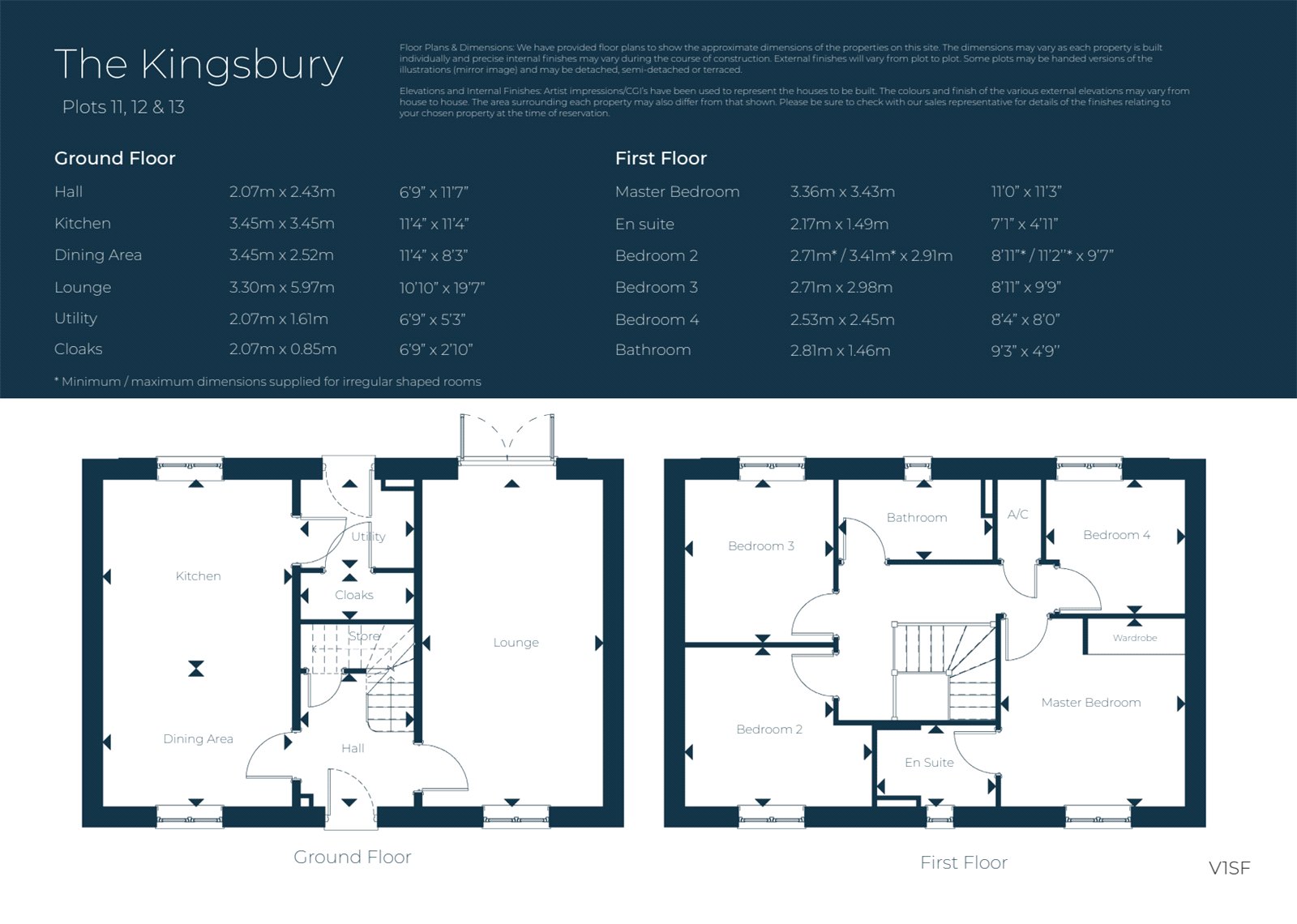 Plot 13 Saxon Fields,, Plot 13 The Kingsbury, Saxon Fields, Bridgwater floorplan