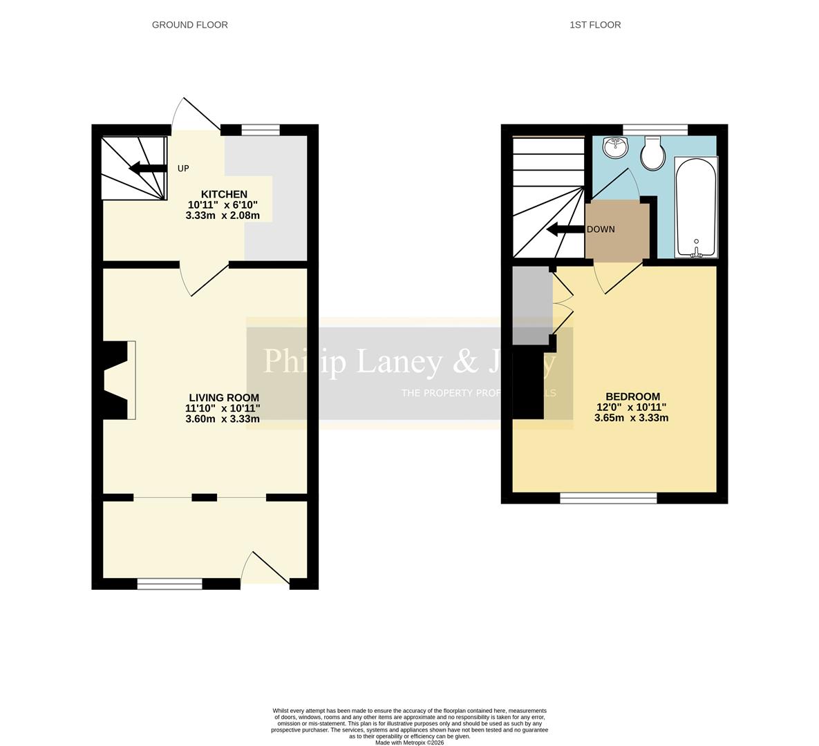 6, Saunders Street, Worcester floorplan