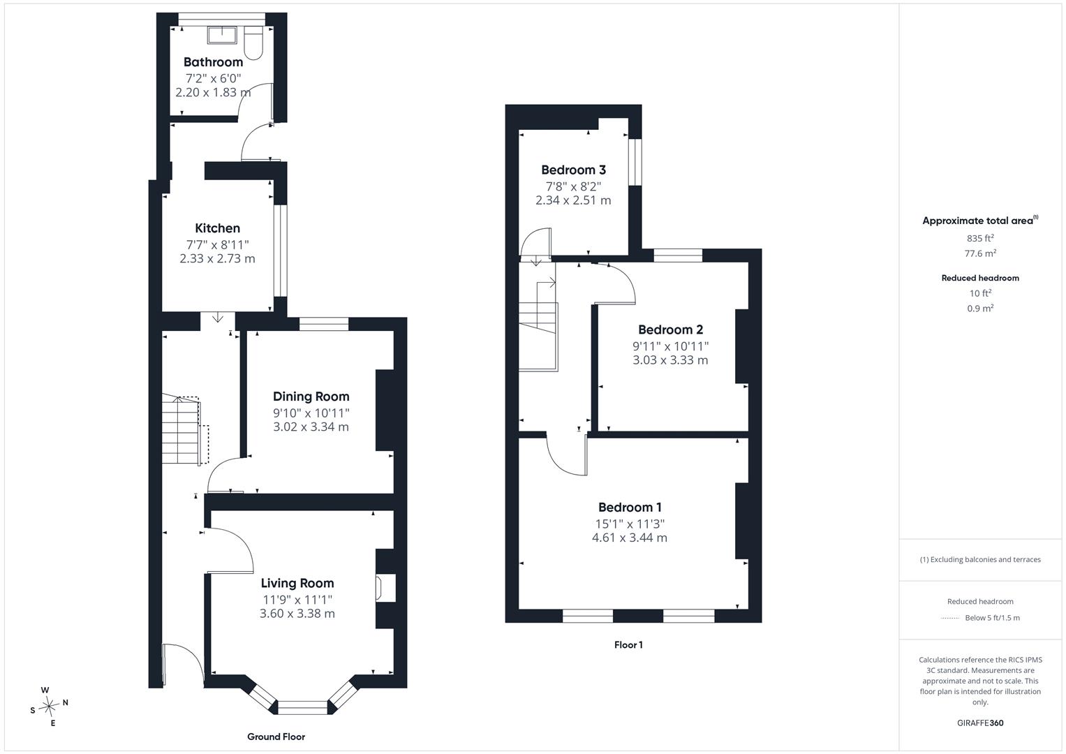 13, Orchard Road, Bristol floorplan