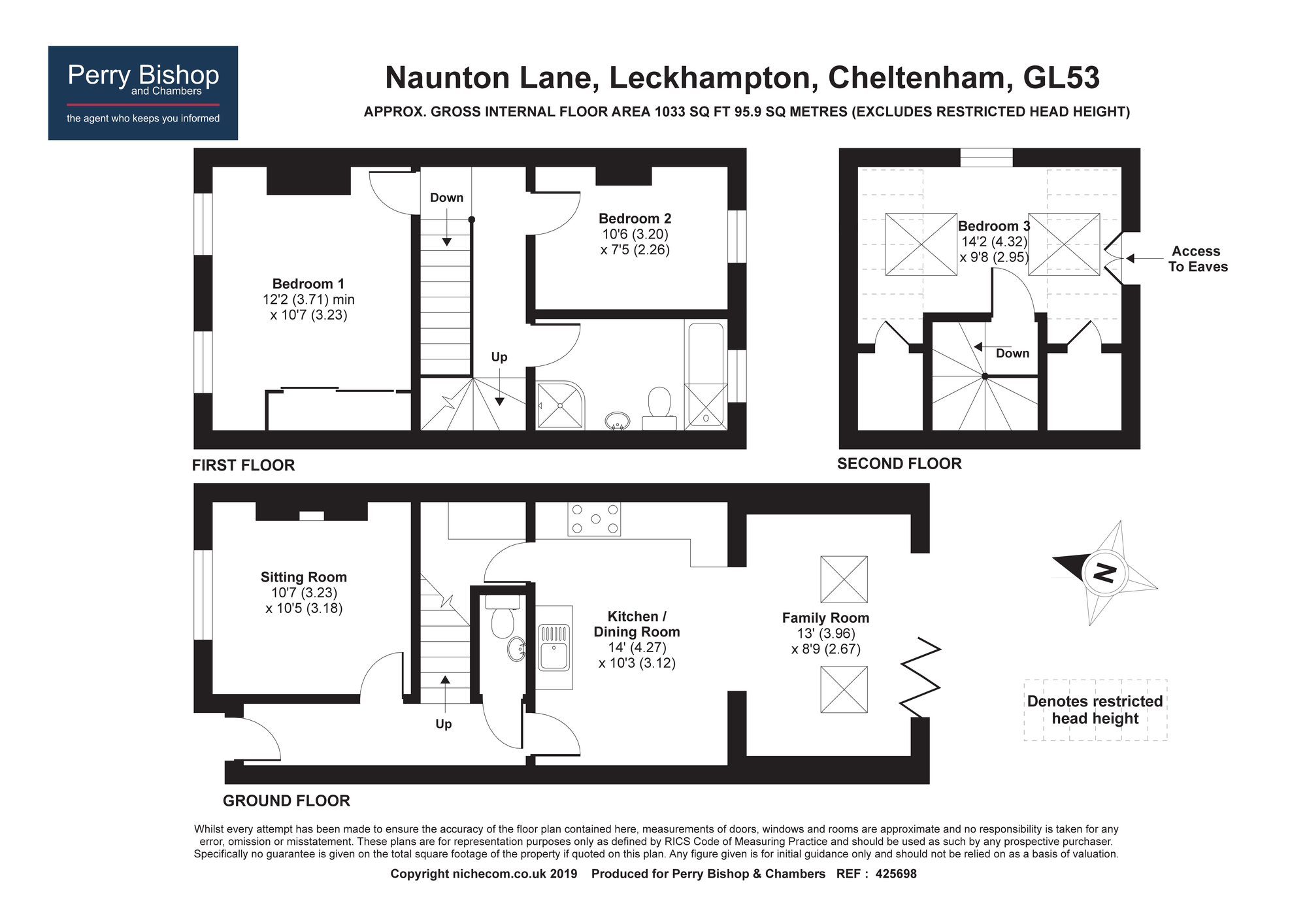 3 Bedrooms Semi-detached house for sale in Naunton Lane, Leckhampton, Cheltenham GL53
