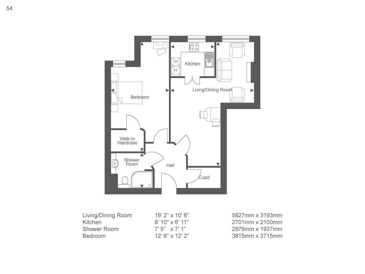 54, Chipping Norton floorplan