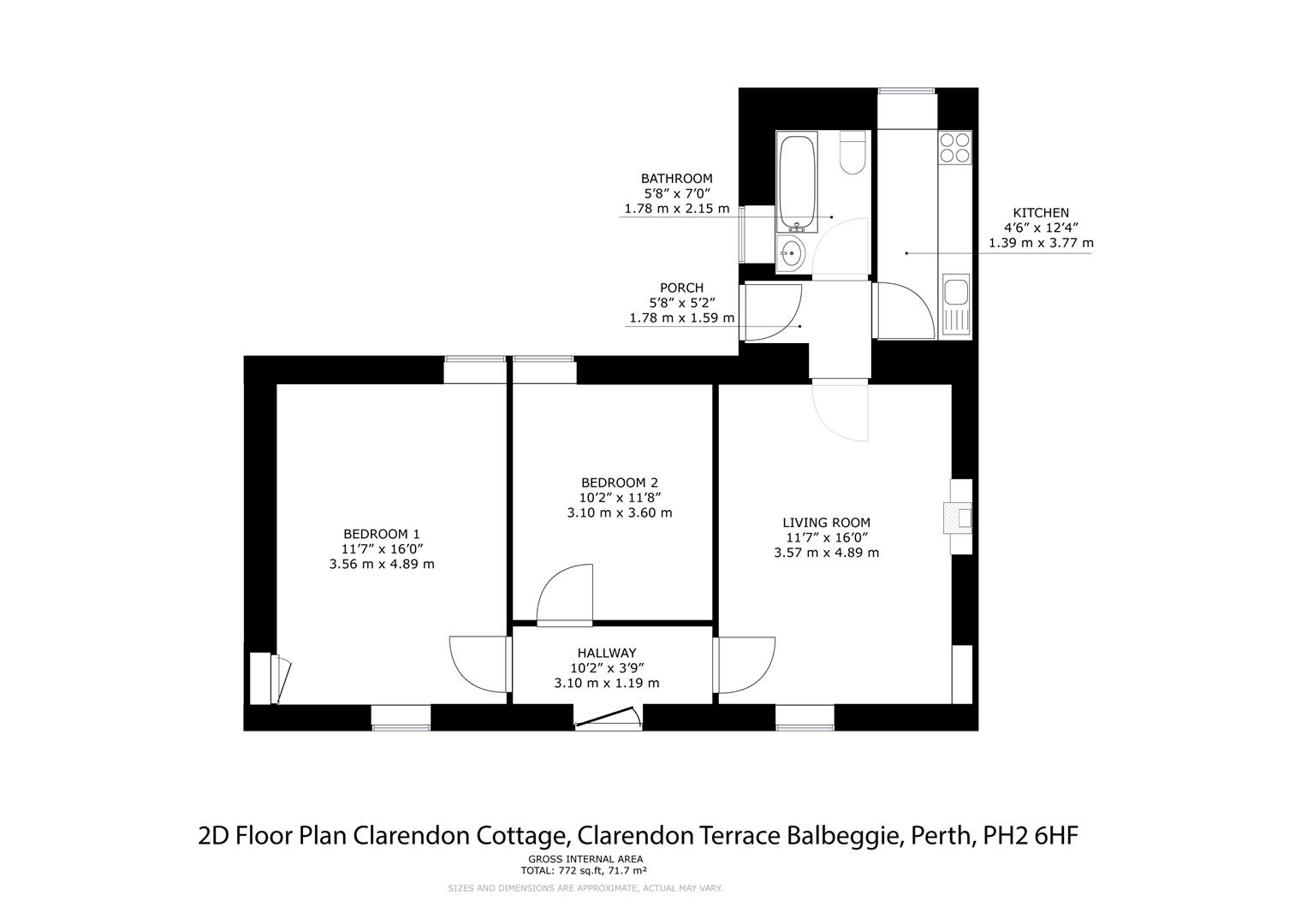 Clarendon Terrace, Perth floorplan