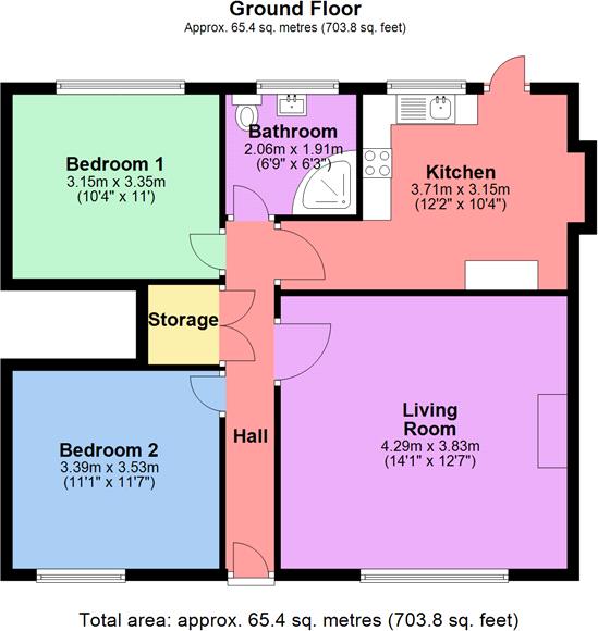2 Bedrooms Maisonette to rent in Millbrook Road, Bushey WD23