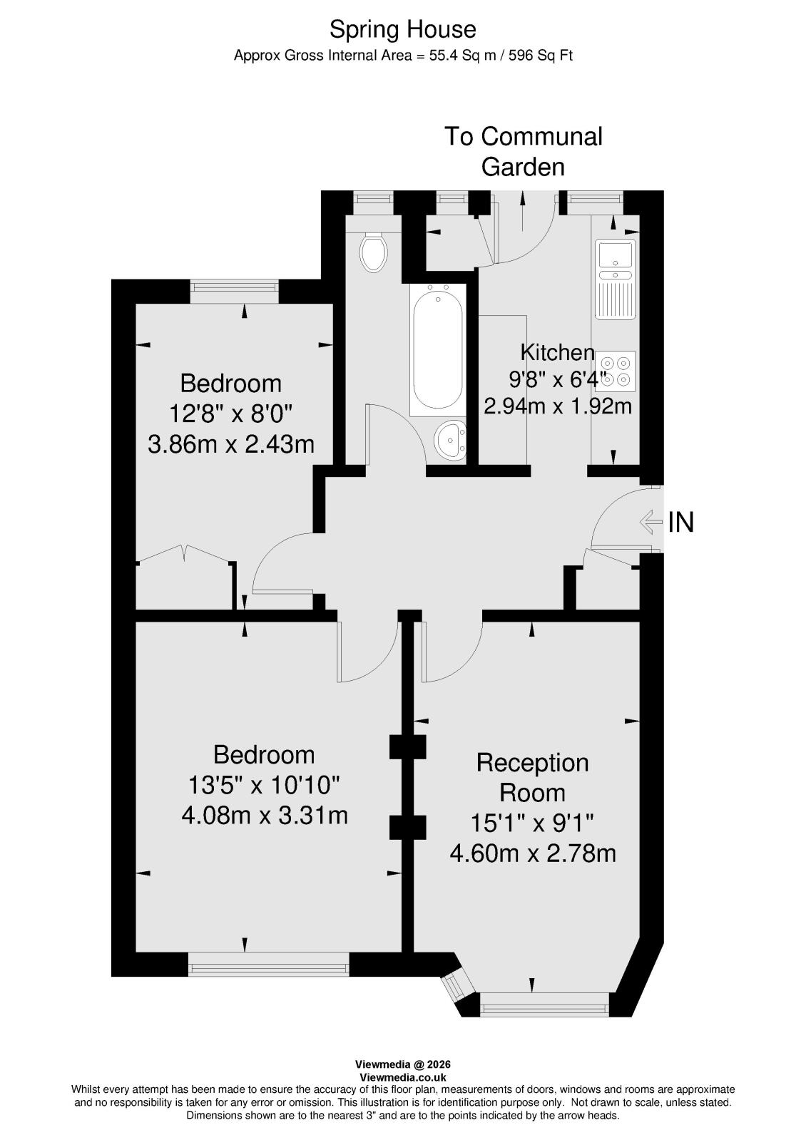 Flat 7, Spring House, 205, Kingston Road, London floorplan
