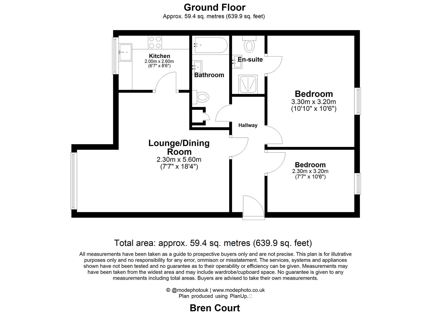 Flat 10, Bren Court, 2 Colgate Place, Enfield floorplan