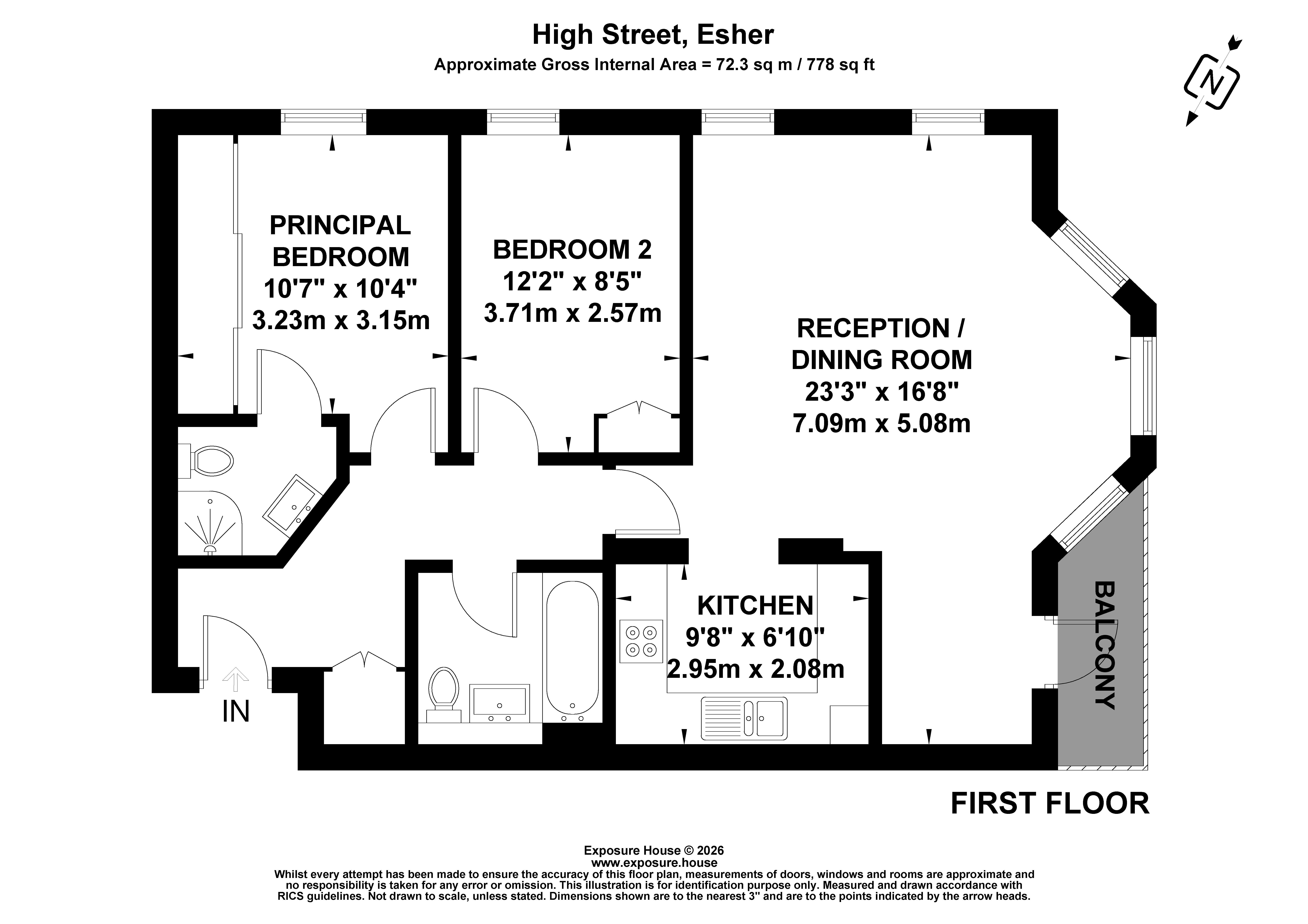 High Street, Surrey floorplan