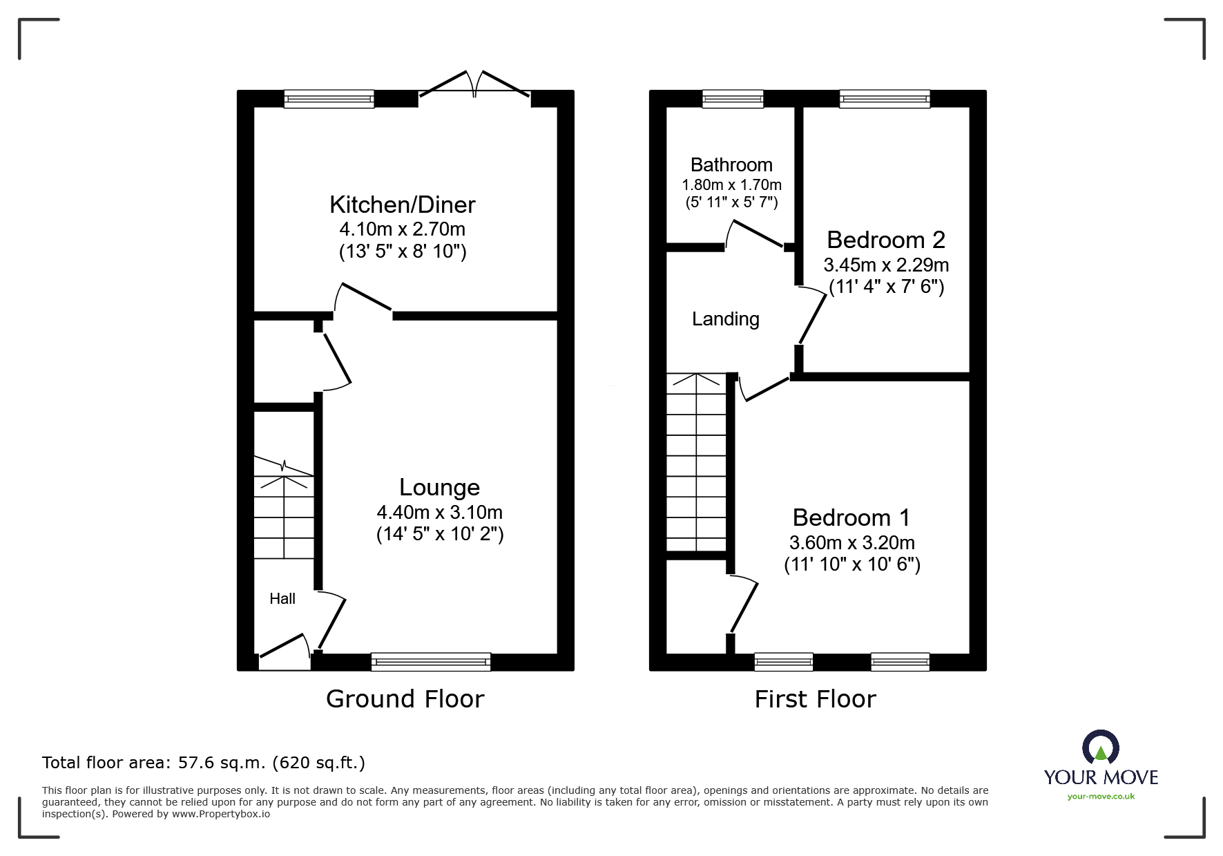 6, Chamberlain Court, Sheffield floorplan