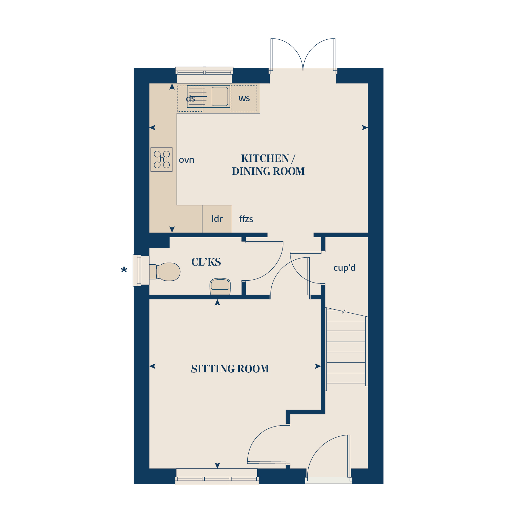 226, The Hem, Telford floorplan