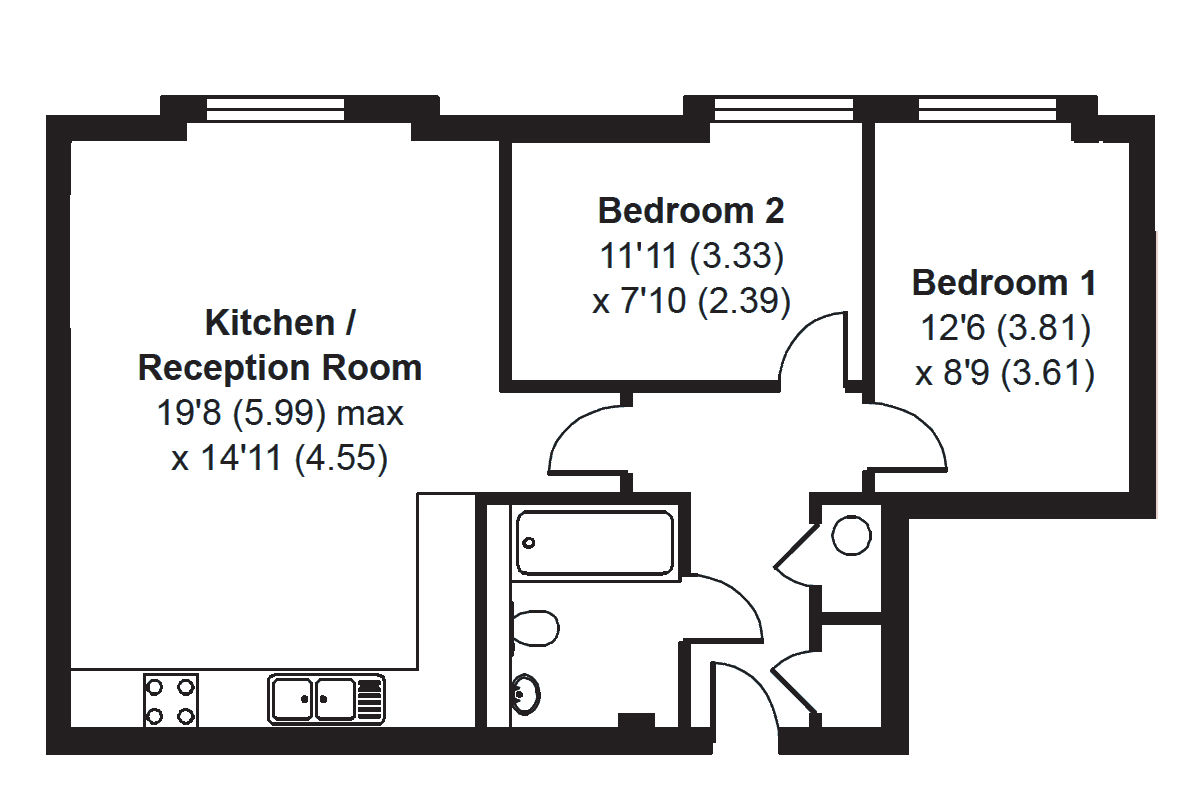 Lyon Road, Walton-on-Thames floorplan