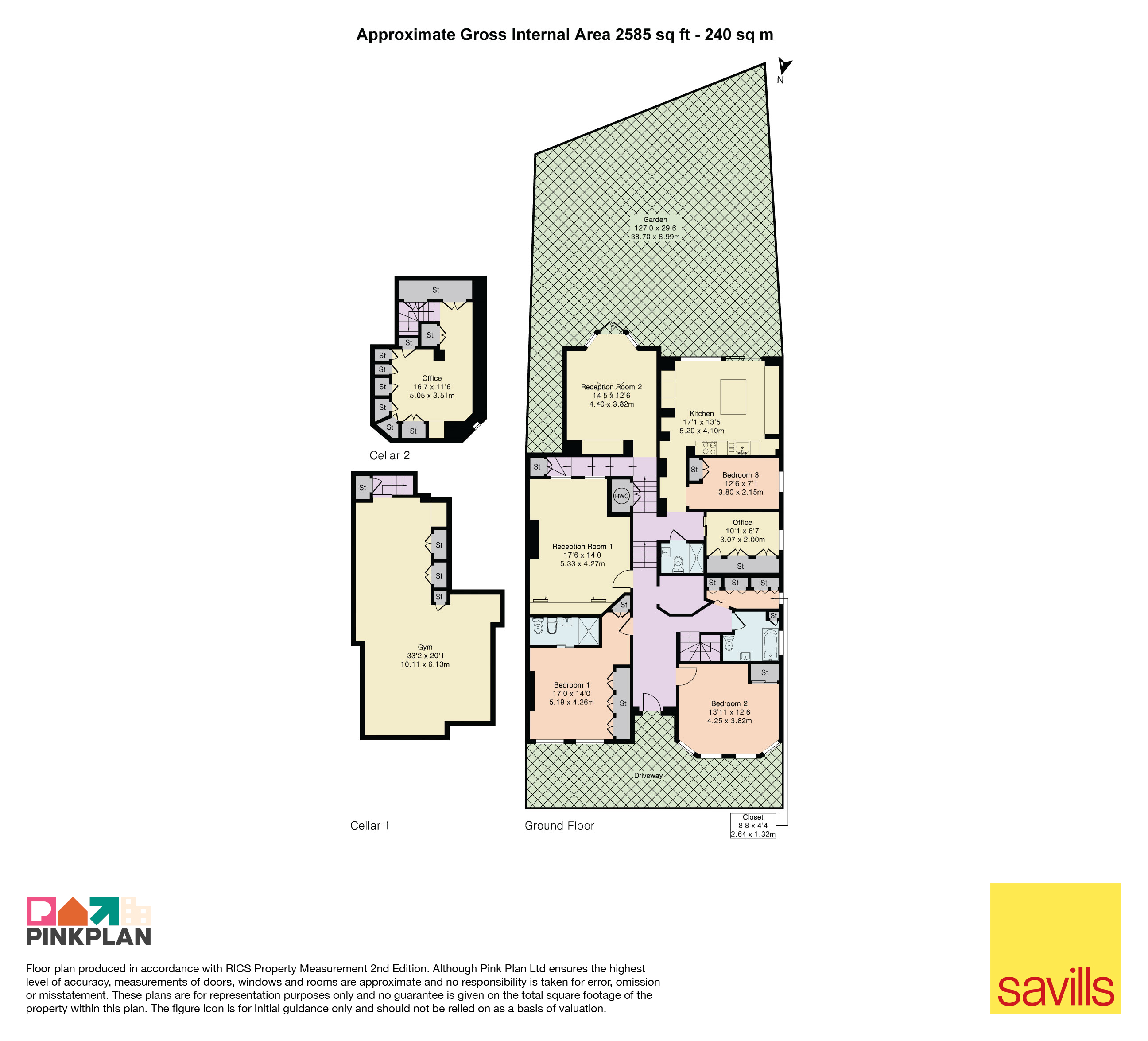 Garden Flat, 7, Marchwood Crescent, London floorplan