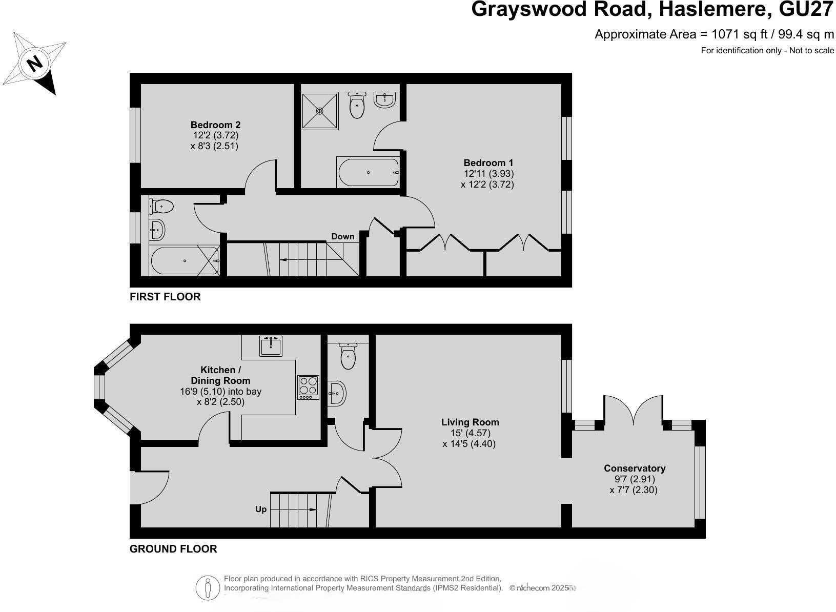 7 Nightingale Place,, Grayswood Road, Surrey floorplan