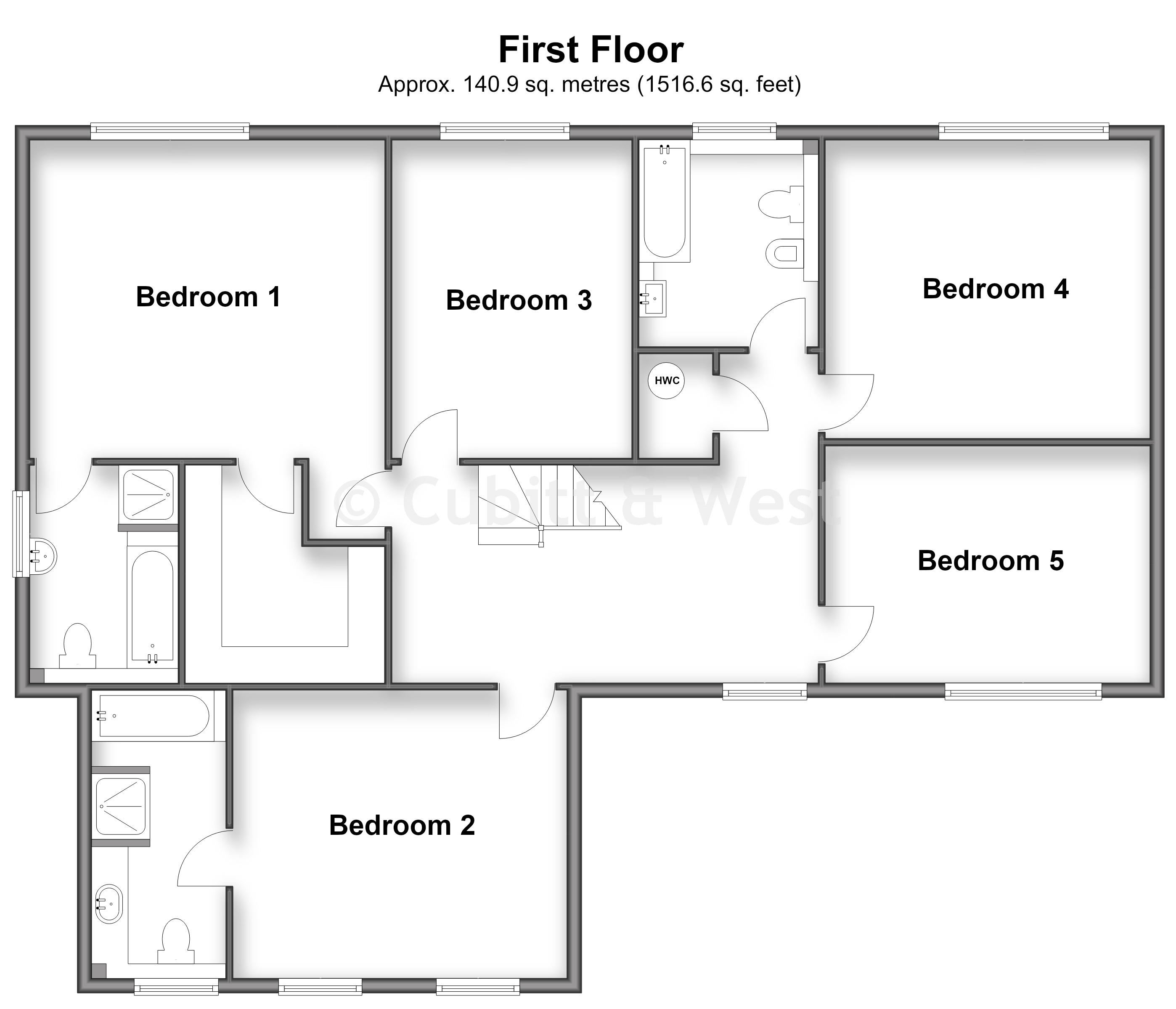 1, Claremount Close, Epsom floorplan