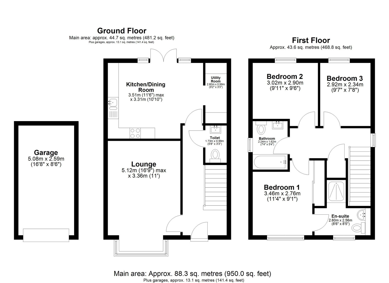 46, Pincords Lane, Bedford floorplan